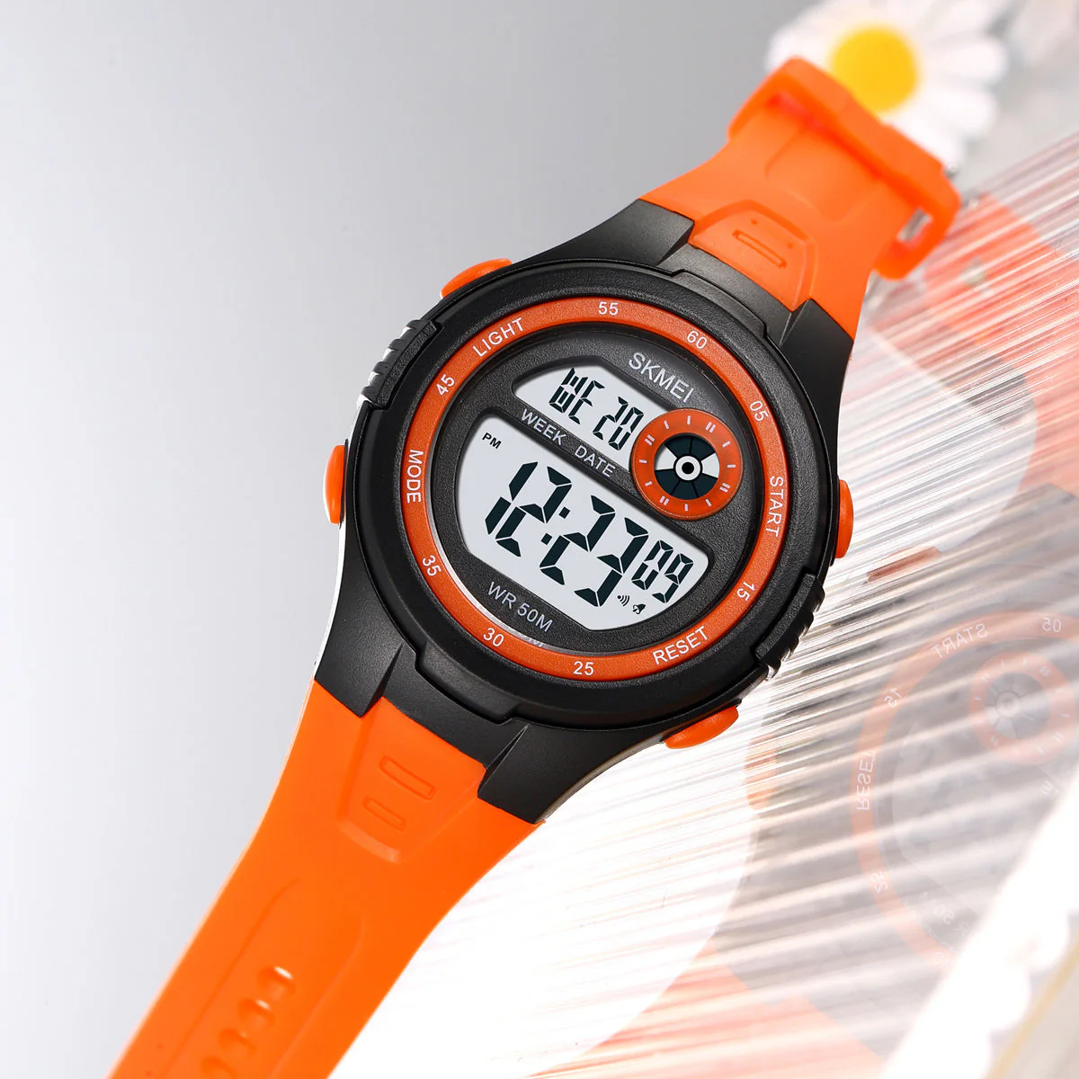 2280 Reloj Skmei para niños pulsera de resina digital - Image 27