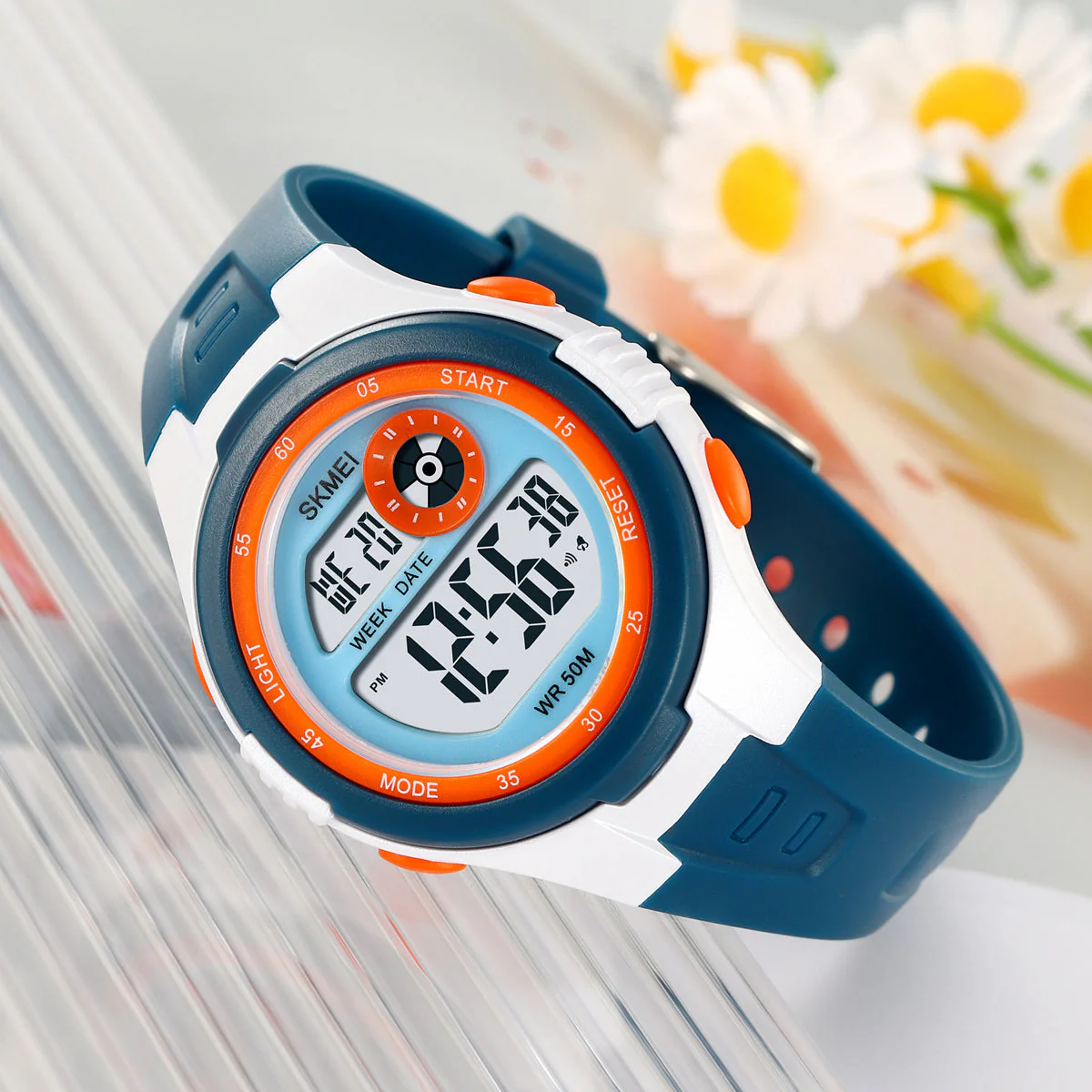 2280 Reloj Skmei para niños pulsera de resina digital - Image 5