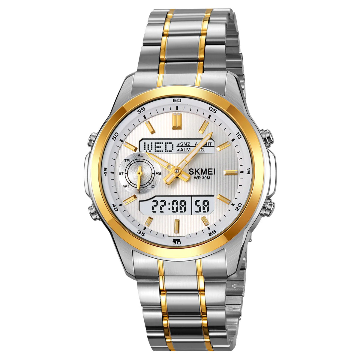 2284 Reloj skmei para hombre pulsera de metal - Image 10
