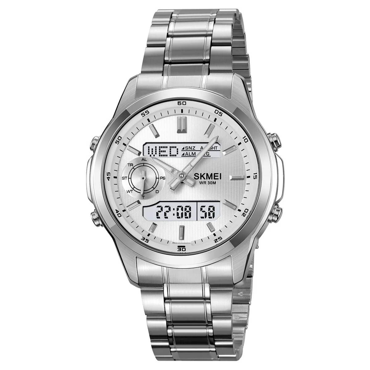 2284 Reloj skmei para hombre pulsera de metal - Image 11