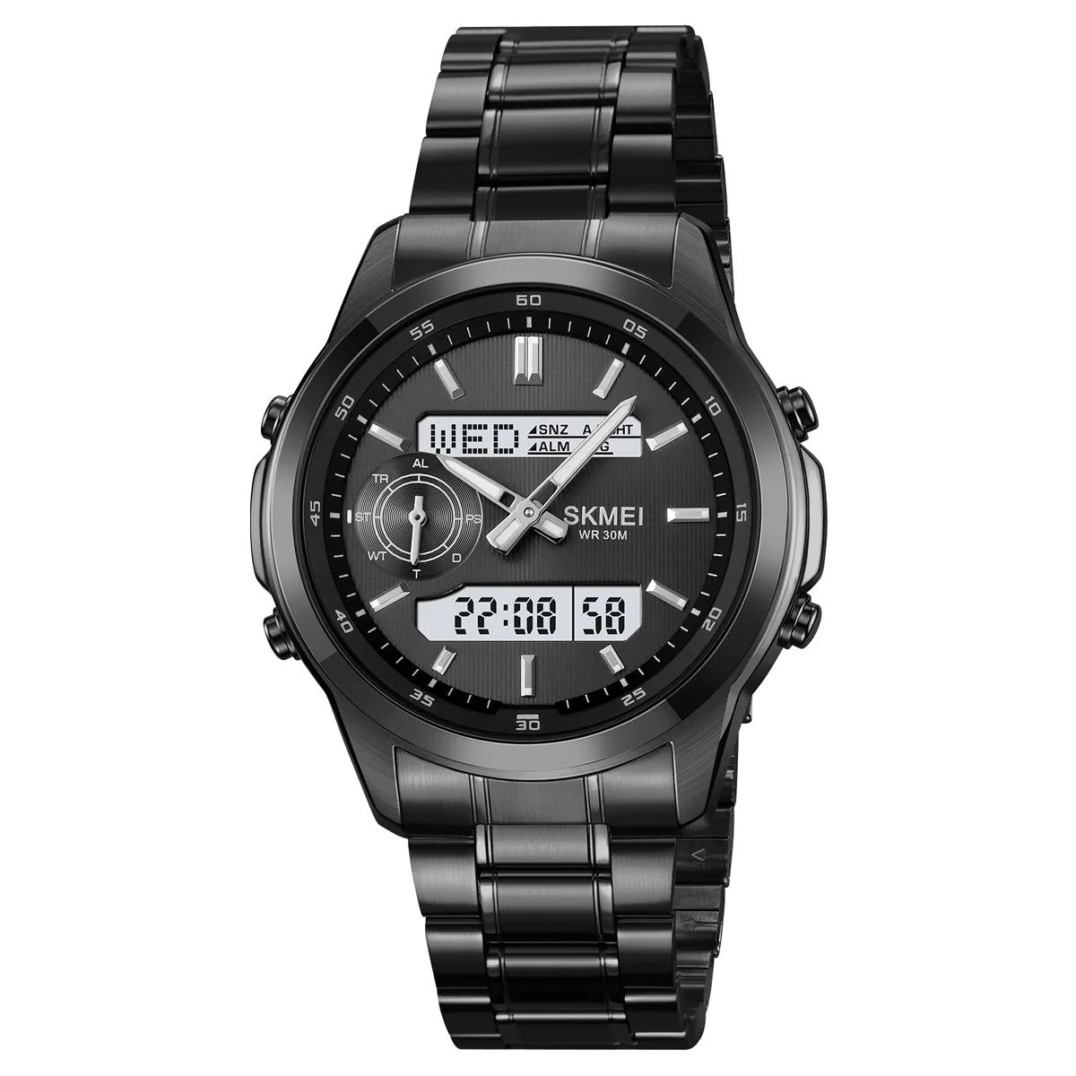 2284 Reloj skmei para hombre pulsera de metal - Image 13