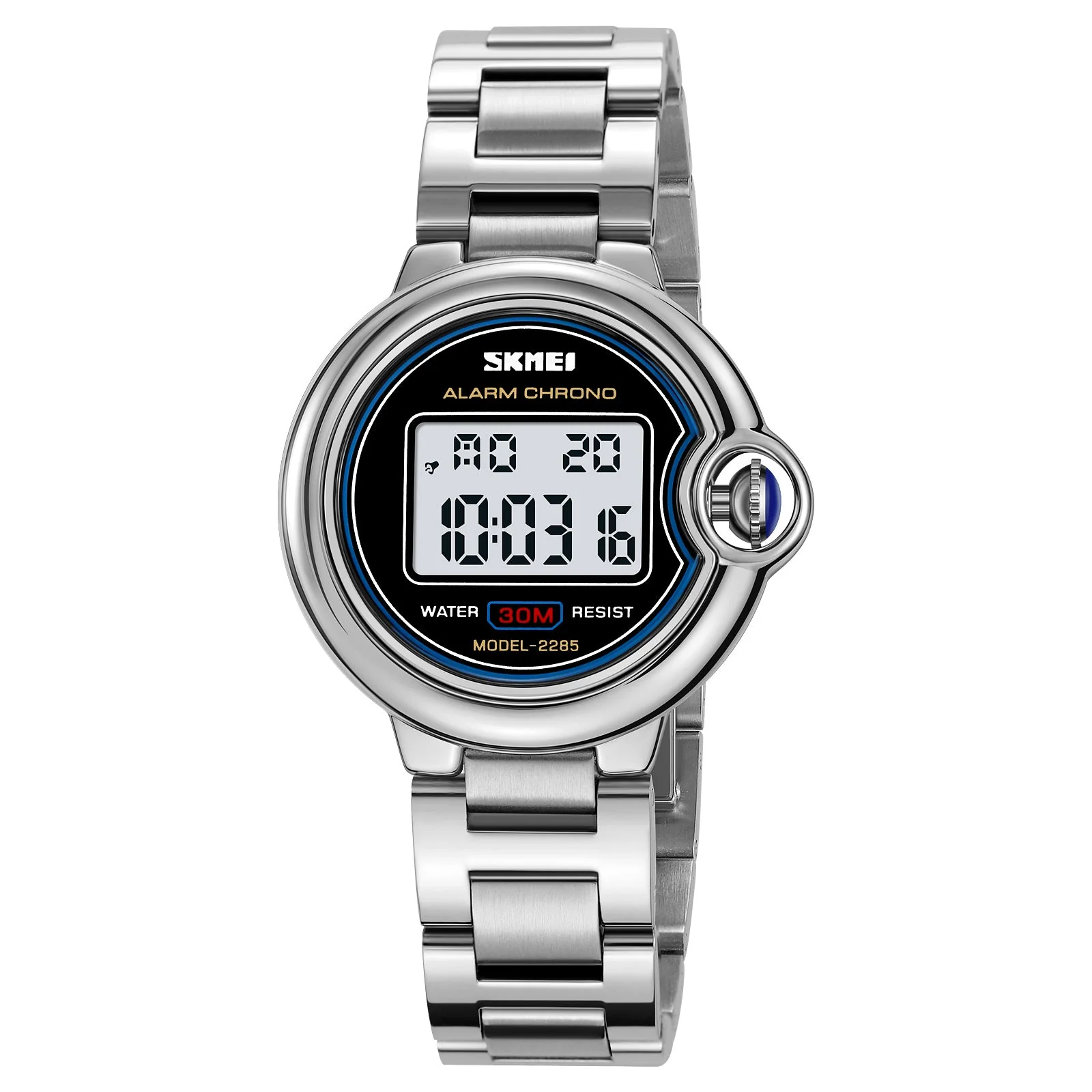 2285 Reloj Skmei para señorita pulsera de Metal - Image 15