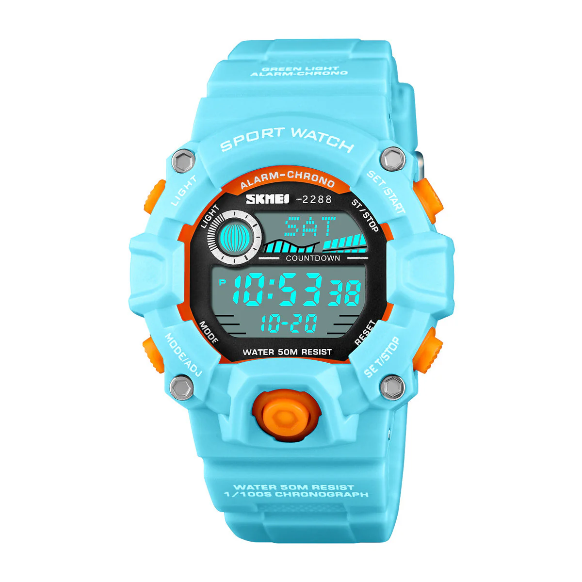 2288 Reloj Skmei infantil pulsera de caucho digital - Image 6