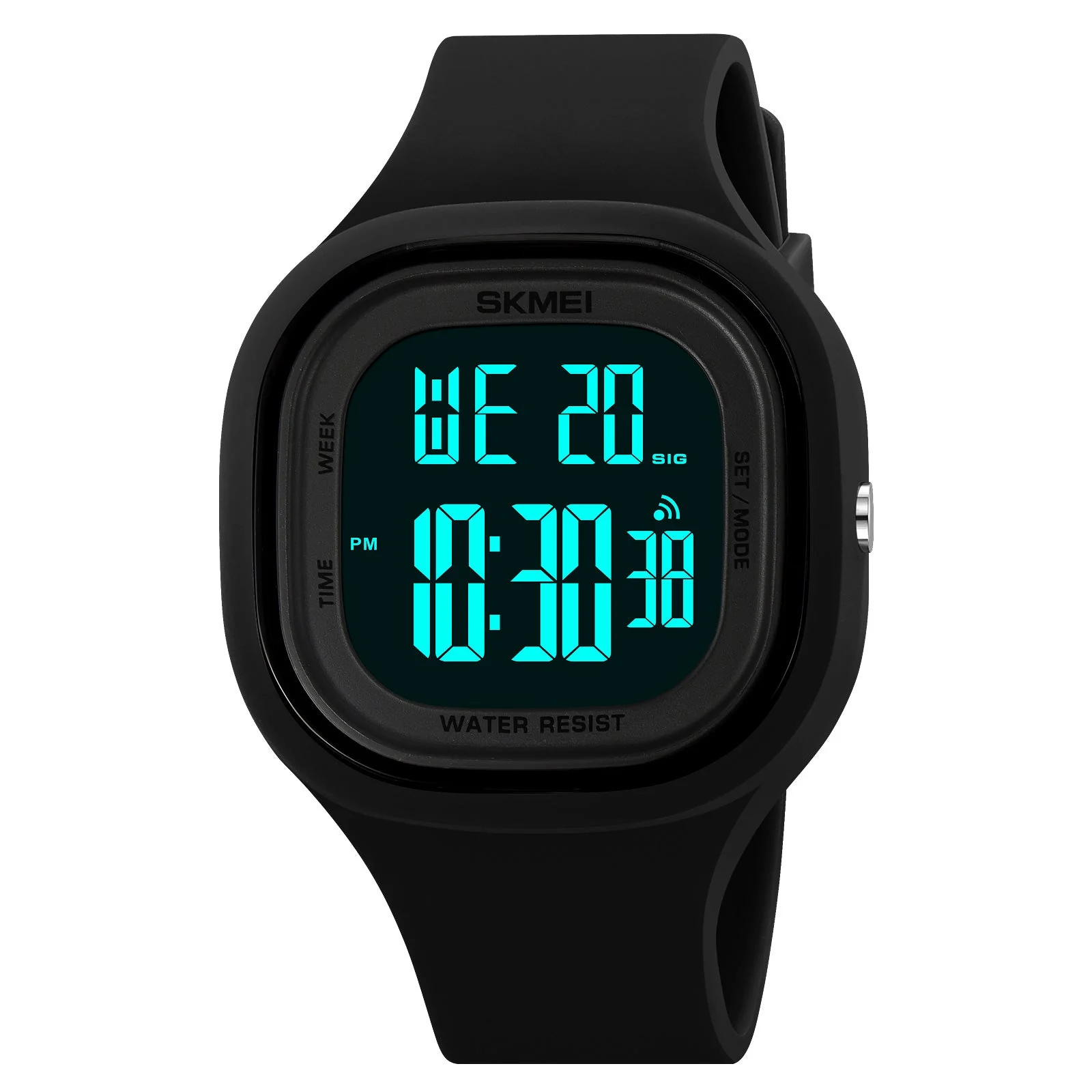2290 Reloj Skmei para mujer pulsera de caucho - Image 3