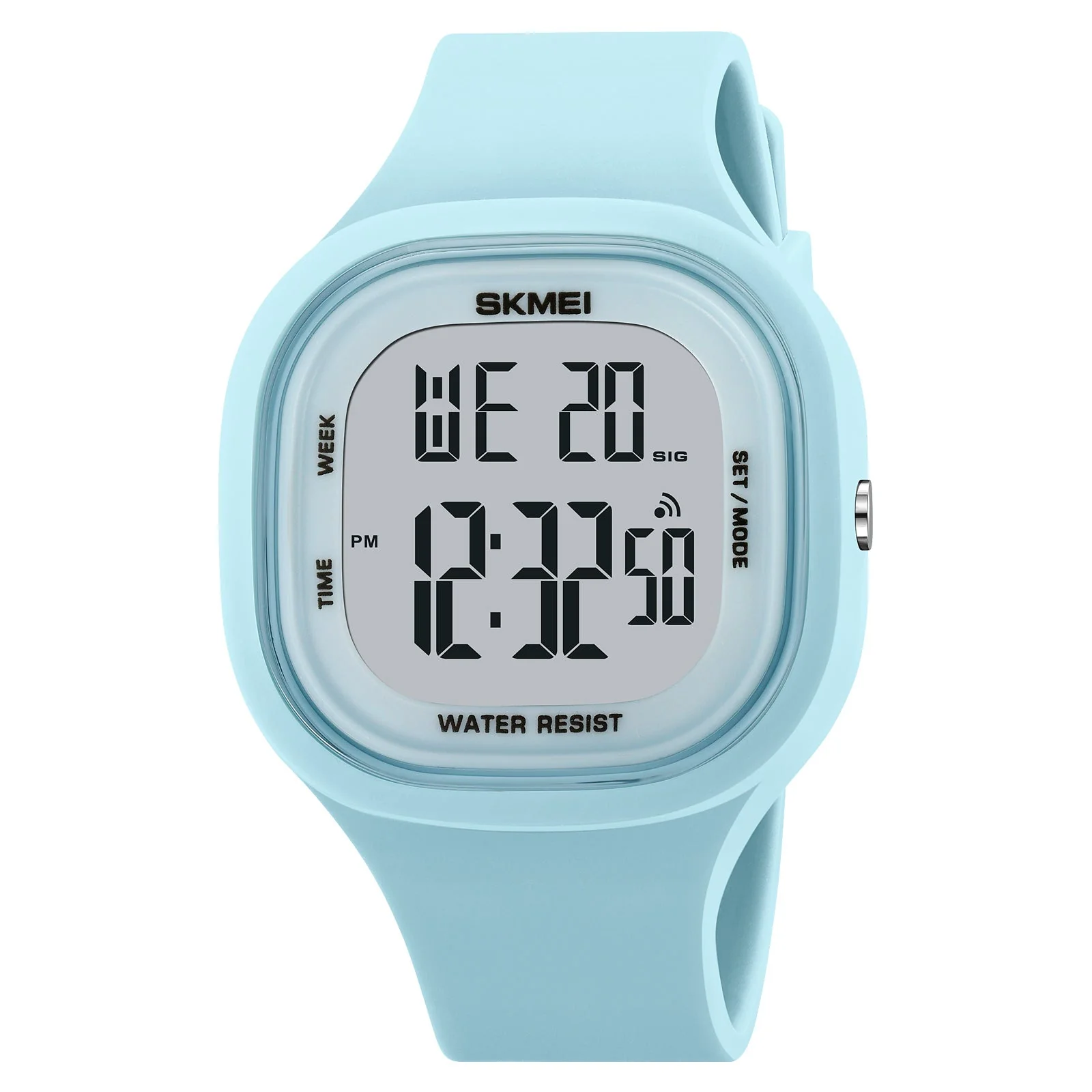 2290 Reloj Skmei para mujer pulsera de caucho - Image 5