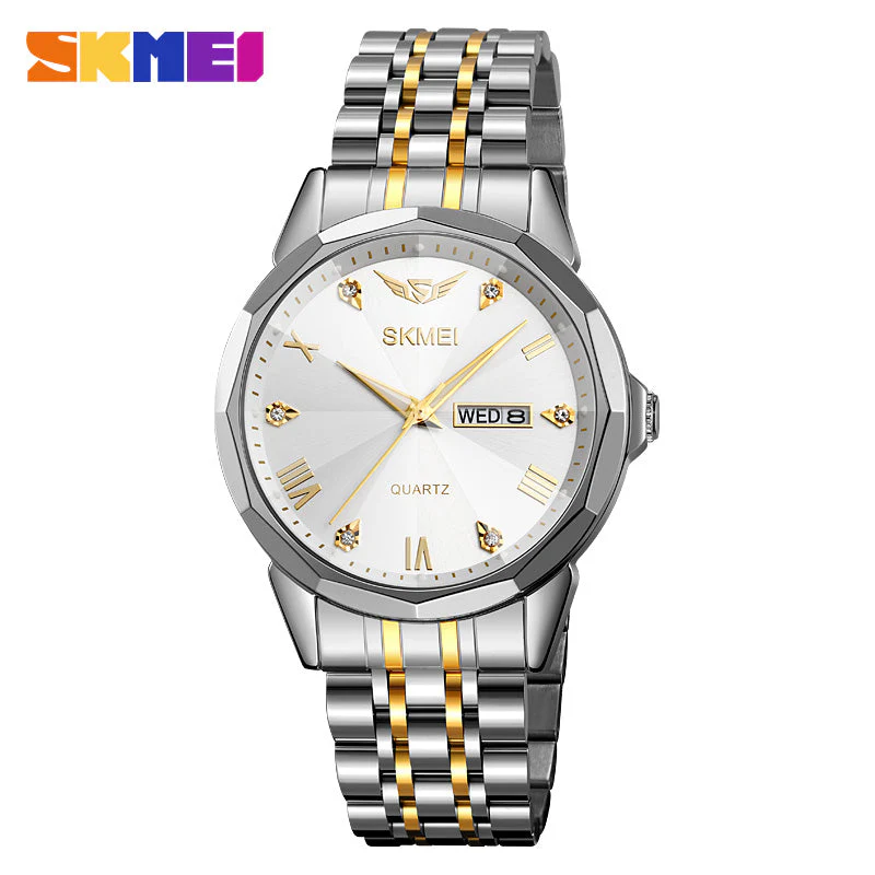 2291 Reloj Skmei para hombre banda de metal - Image 13