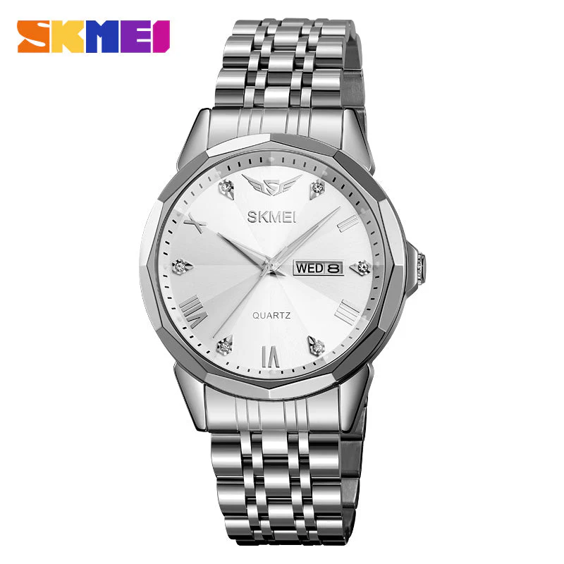 2291 Reloj Skmei para hombre banda de metal - Image 15