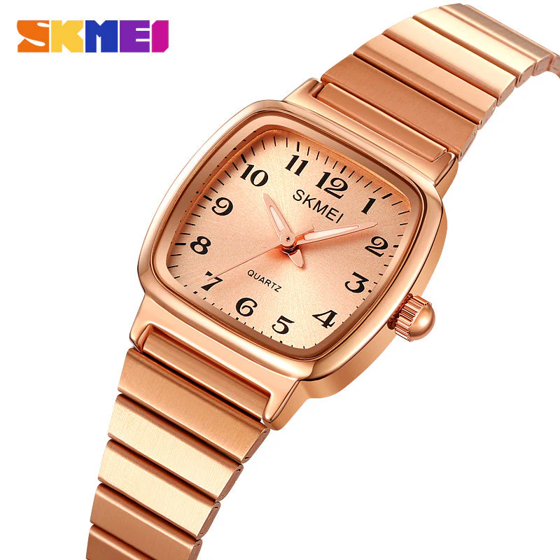 2292 Reloj Skmei para mujer pulsera de metal - Image 4