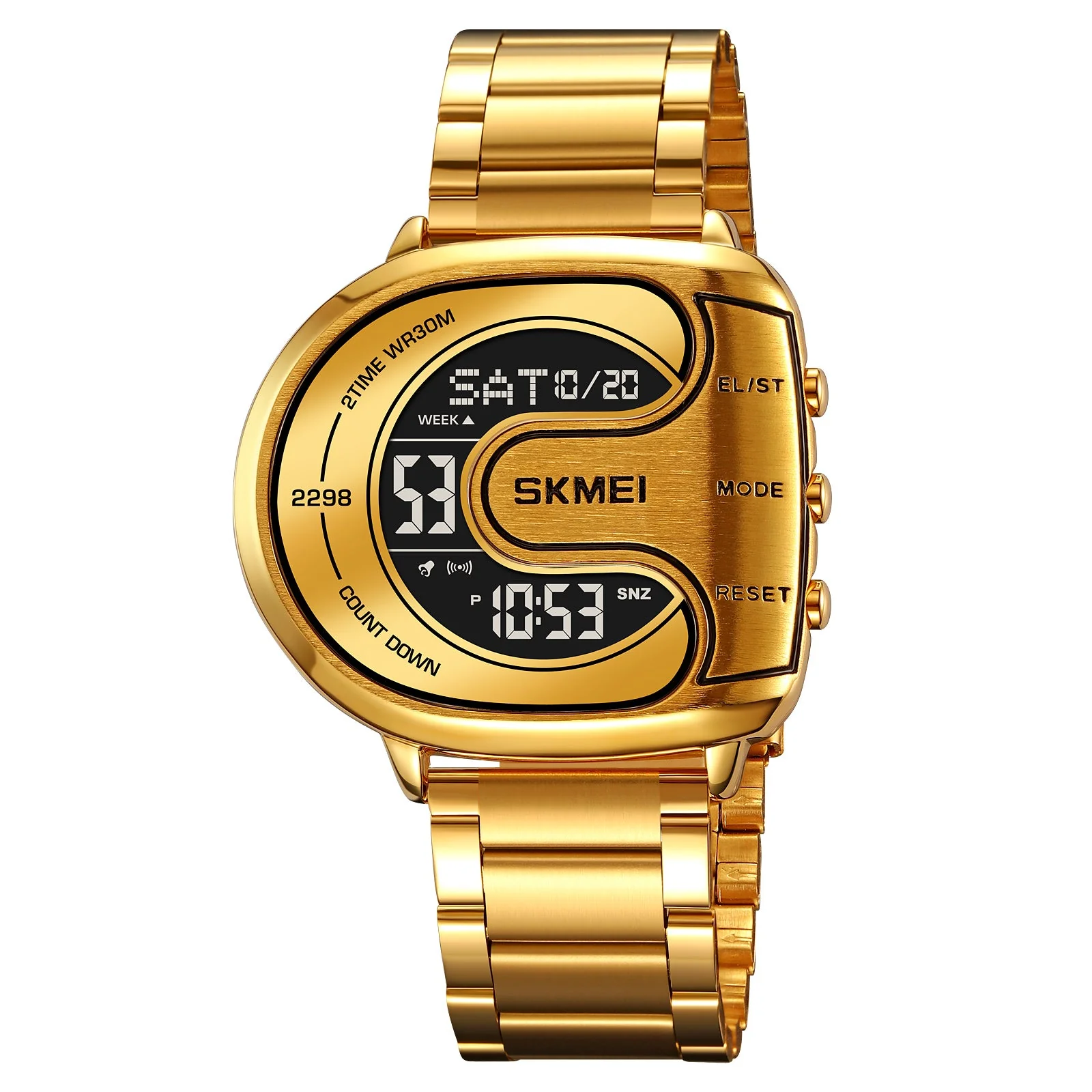 2298 Reloj SKMEI para hombre pulsera de Metal - Image 9