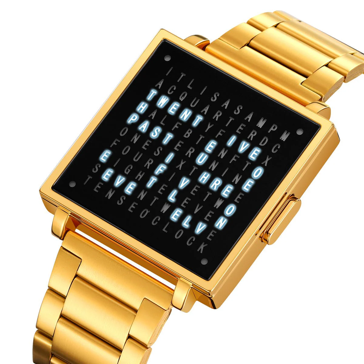 2312 Reloj Skmei Unisex digital pulsera de metal - Image 8