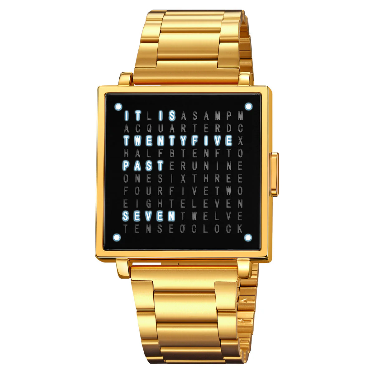 2312 Reloj Skmei Unisex digital pulsera de metal - Image 9