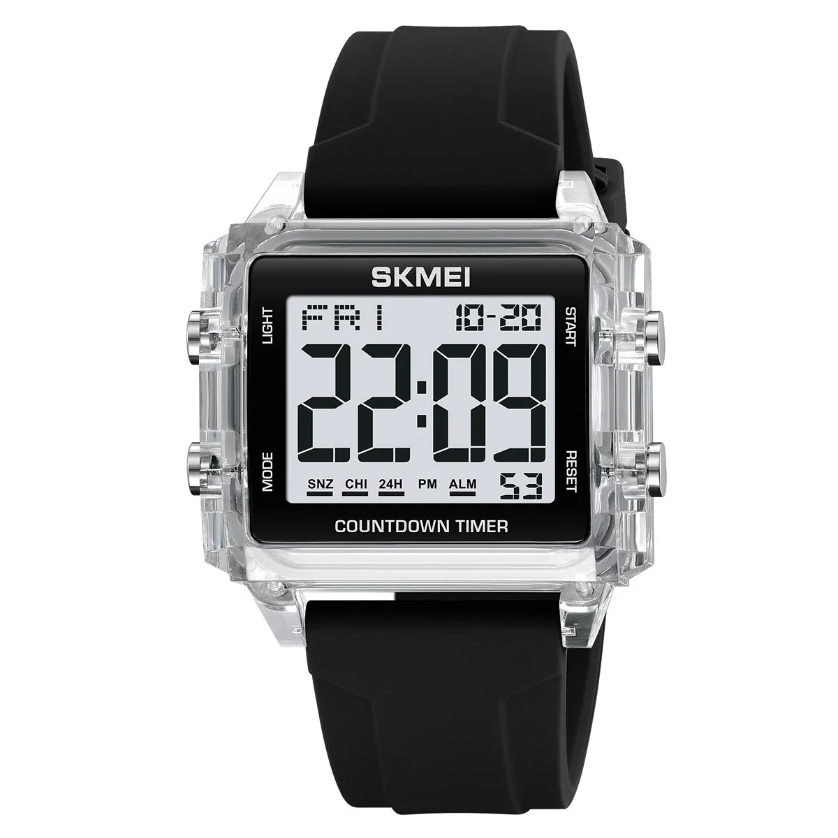 2320 Reloj Skmei para hombre deportivo pulsera de resina - Image 7