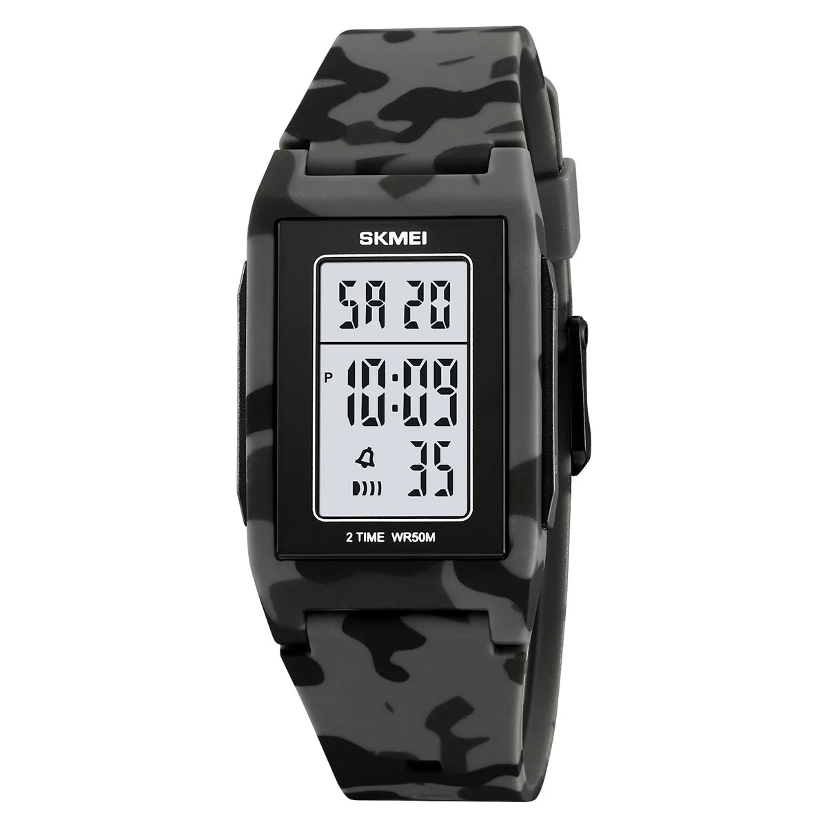 2321 Reloj Skmei para hombre pulsera de caucho - Image 15