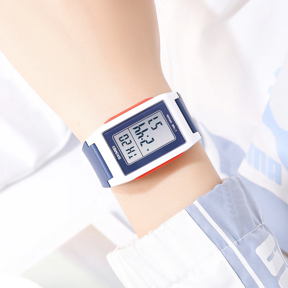 2321 Reloj Skmei para hombre pulsera de caucho - Image 5