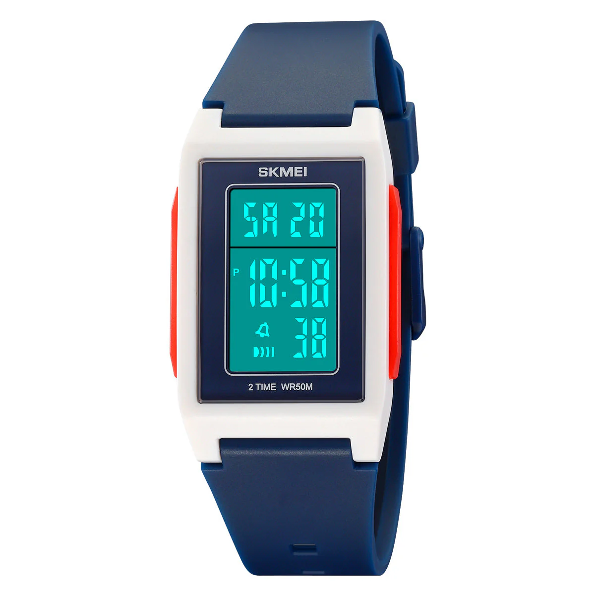 2321 Reloj Skmei para hombre pulsera de caucho - Image 6