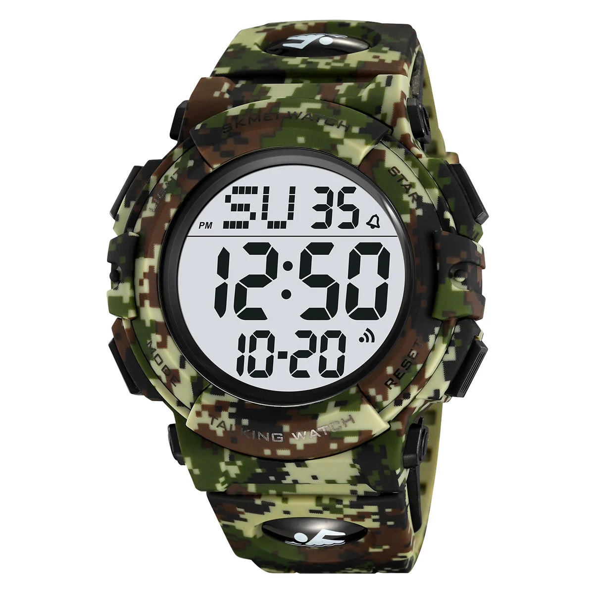 2322 Reloj Skmei para hombre pulsera de caucho - Image 9