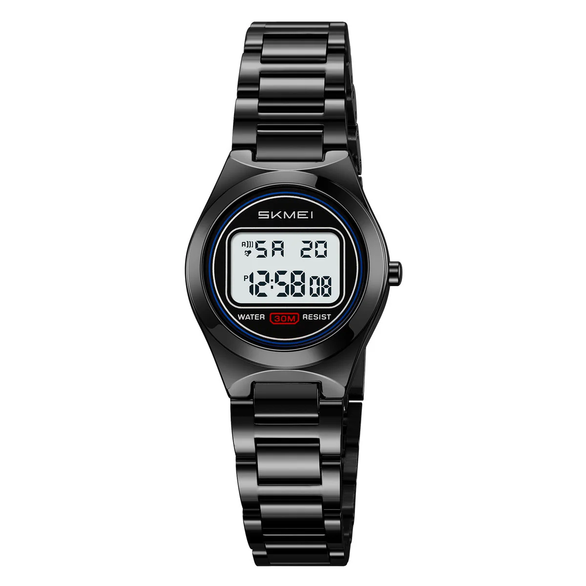 2334 Reloj Skmei para mujer pulsera de metal digital - Image 17