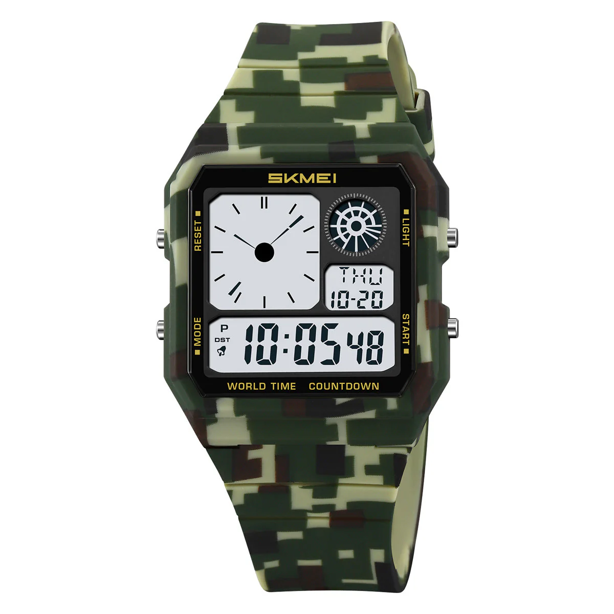 2347 Reloj para caballero pulsera de goma digital - Image 18