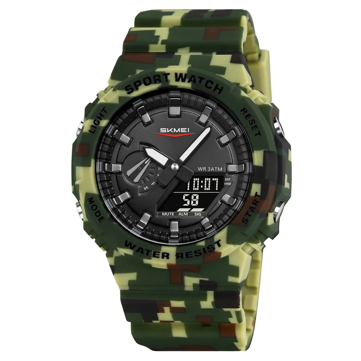 2351 Reloj Skmei Deportivo para hombre pulsera de caucho - Image 13