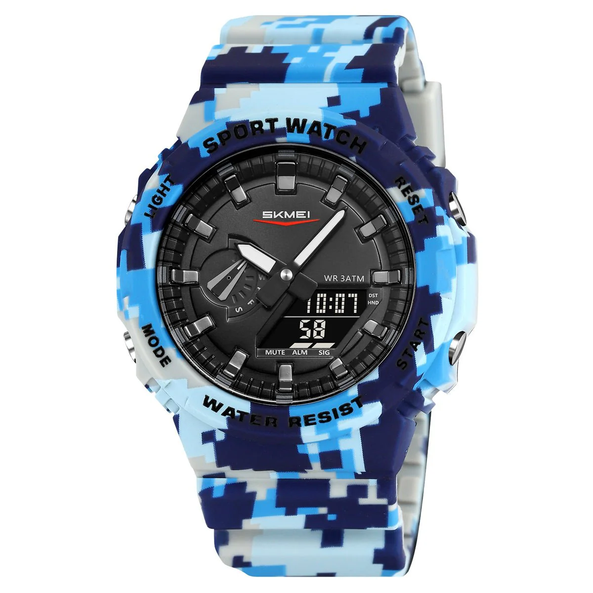 2351 Reloj Skmei Deportivo para hombre pulsera de caucho - Image 14