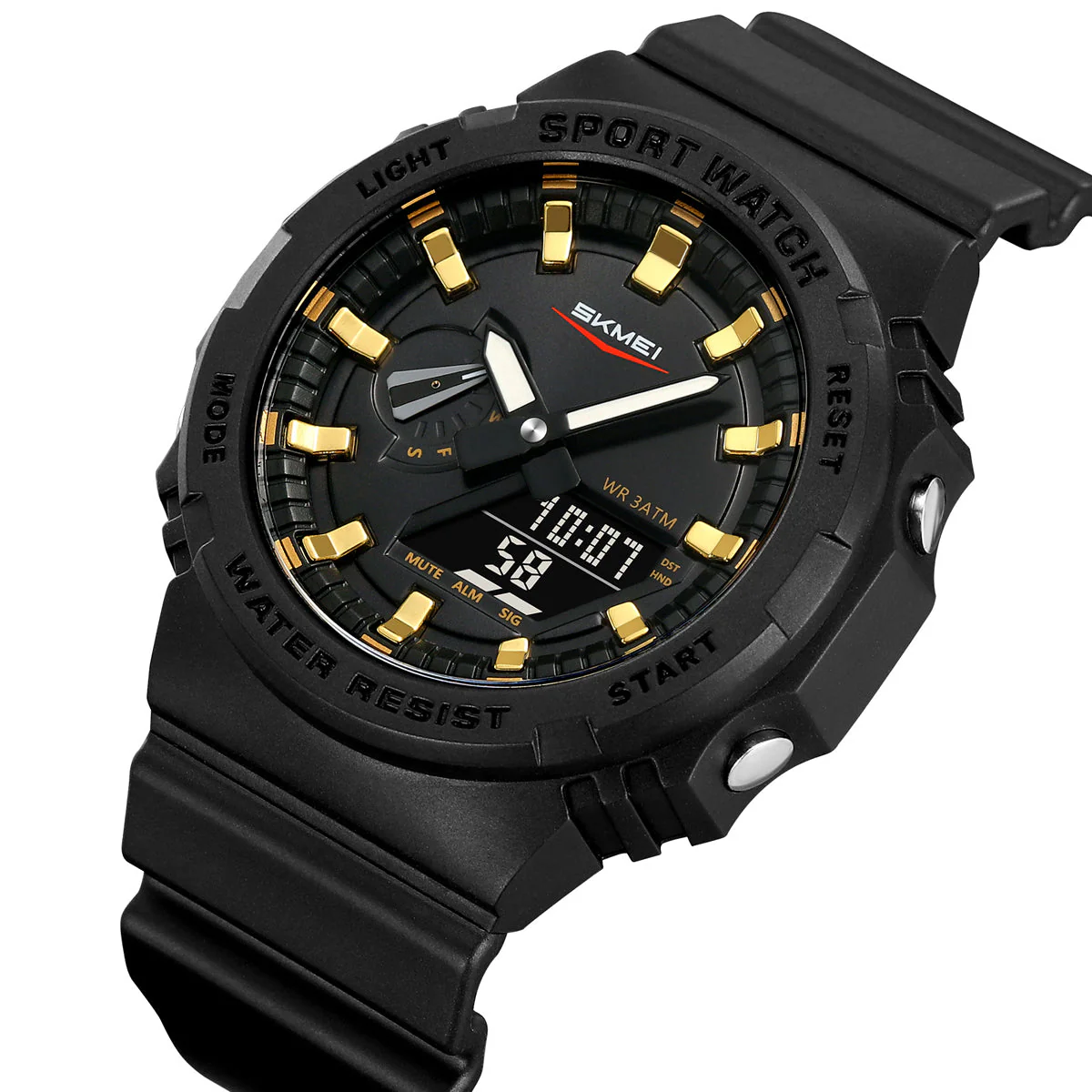 2351 Reloj Skmei Deportivo para hombre pulsera de caucho - Image 6