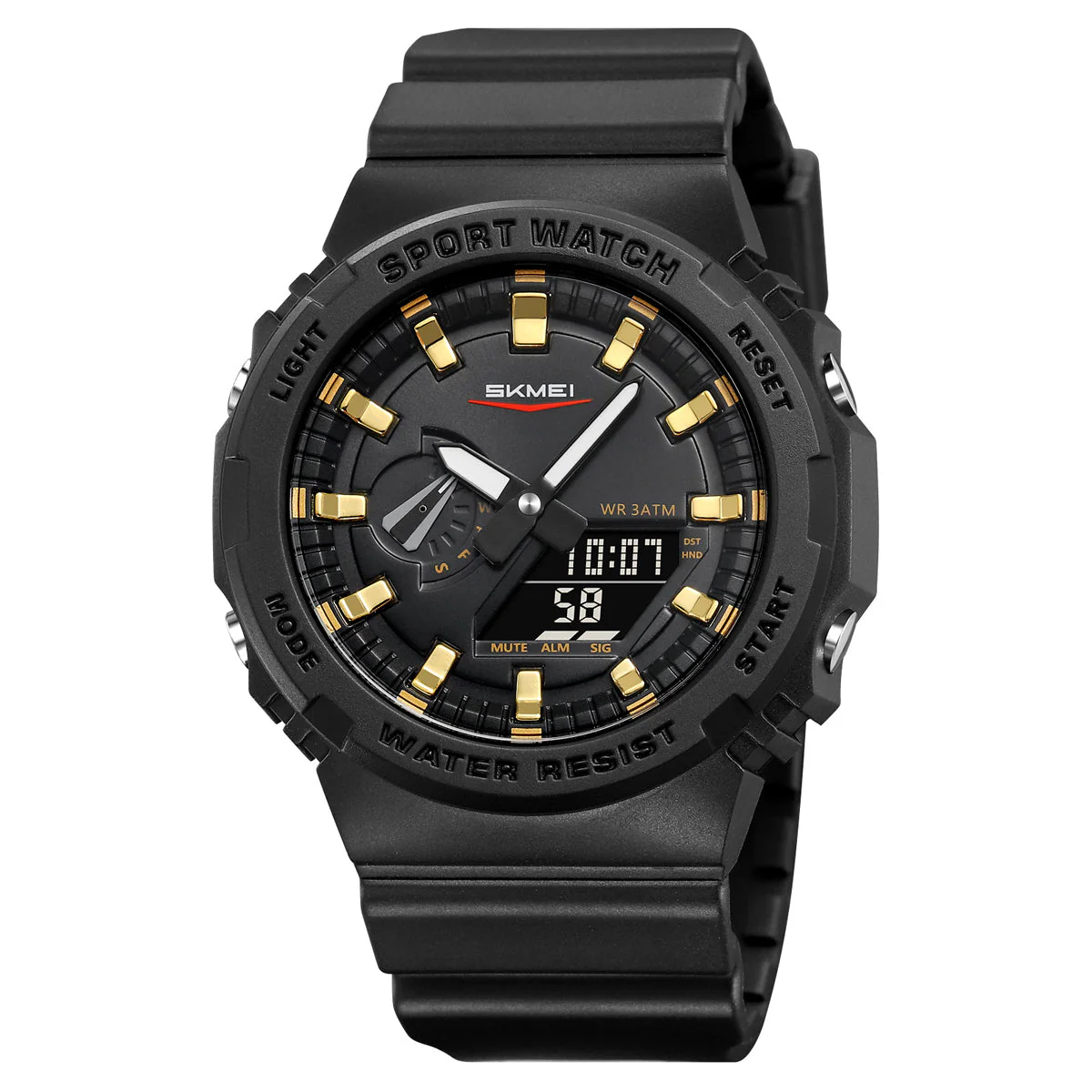 2351 Reloj Skmei Deportivo para hombre pulsera de caucho - Image 7