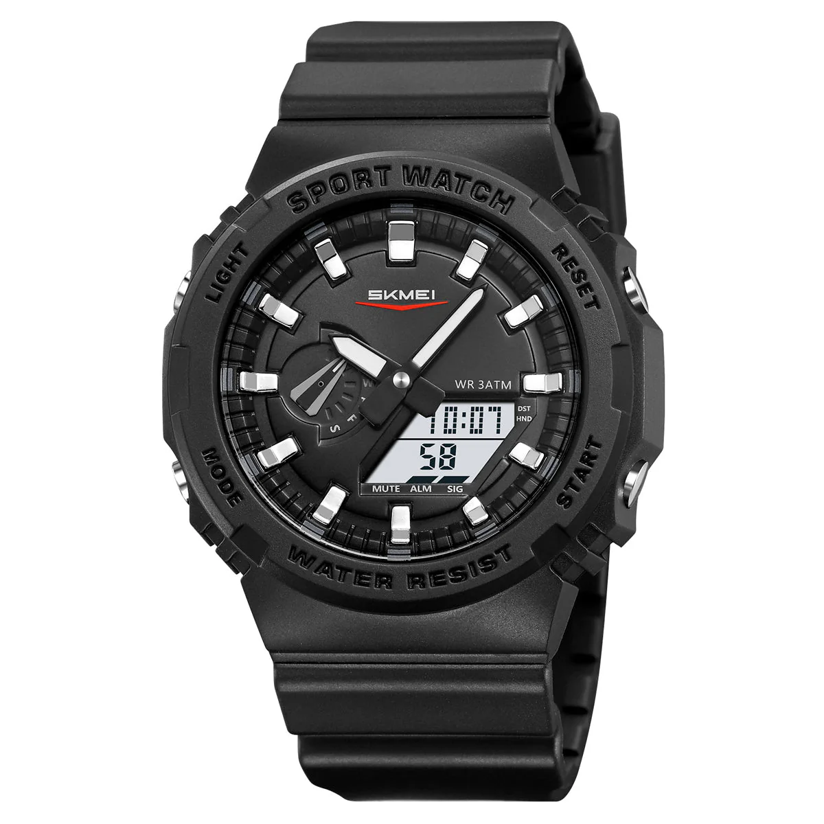 2351 Reloj Skmei Deportivo para hombre pulsera de caucho - Image 8