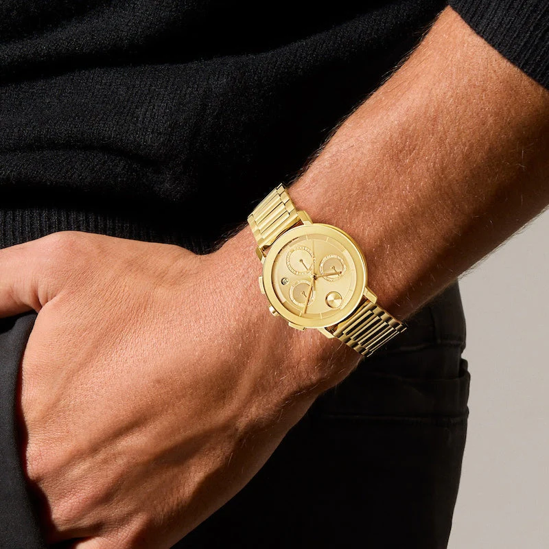 3601098 Reloj Movado Bold Evolution 2.0 de hombre banda de metal 42 mm - Image 3