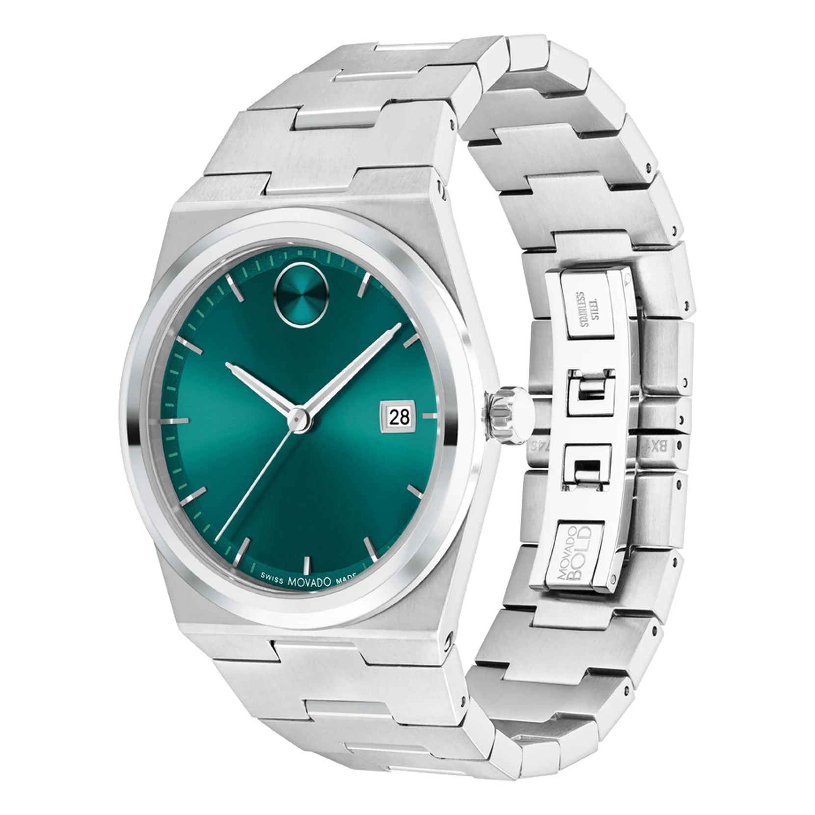 3601222 Reloj Movado Bold de hombre pulsera de acero inoxidable - Image 3