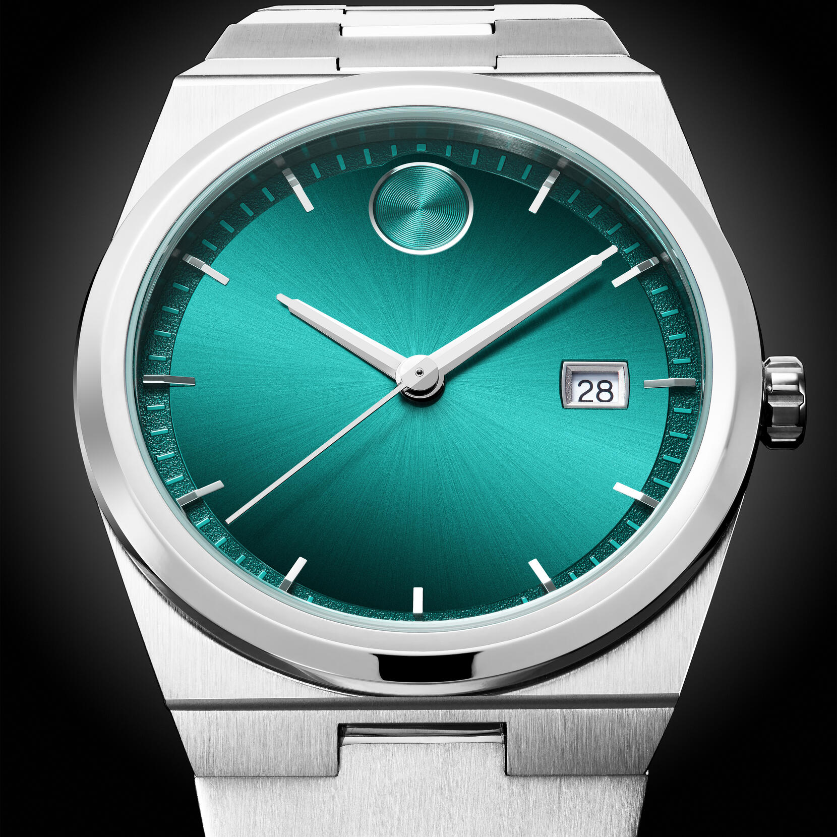 3601222 Reloj Movado Bold de hombre pulsera de acero inoxidable - Image 4