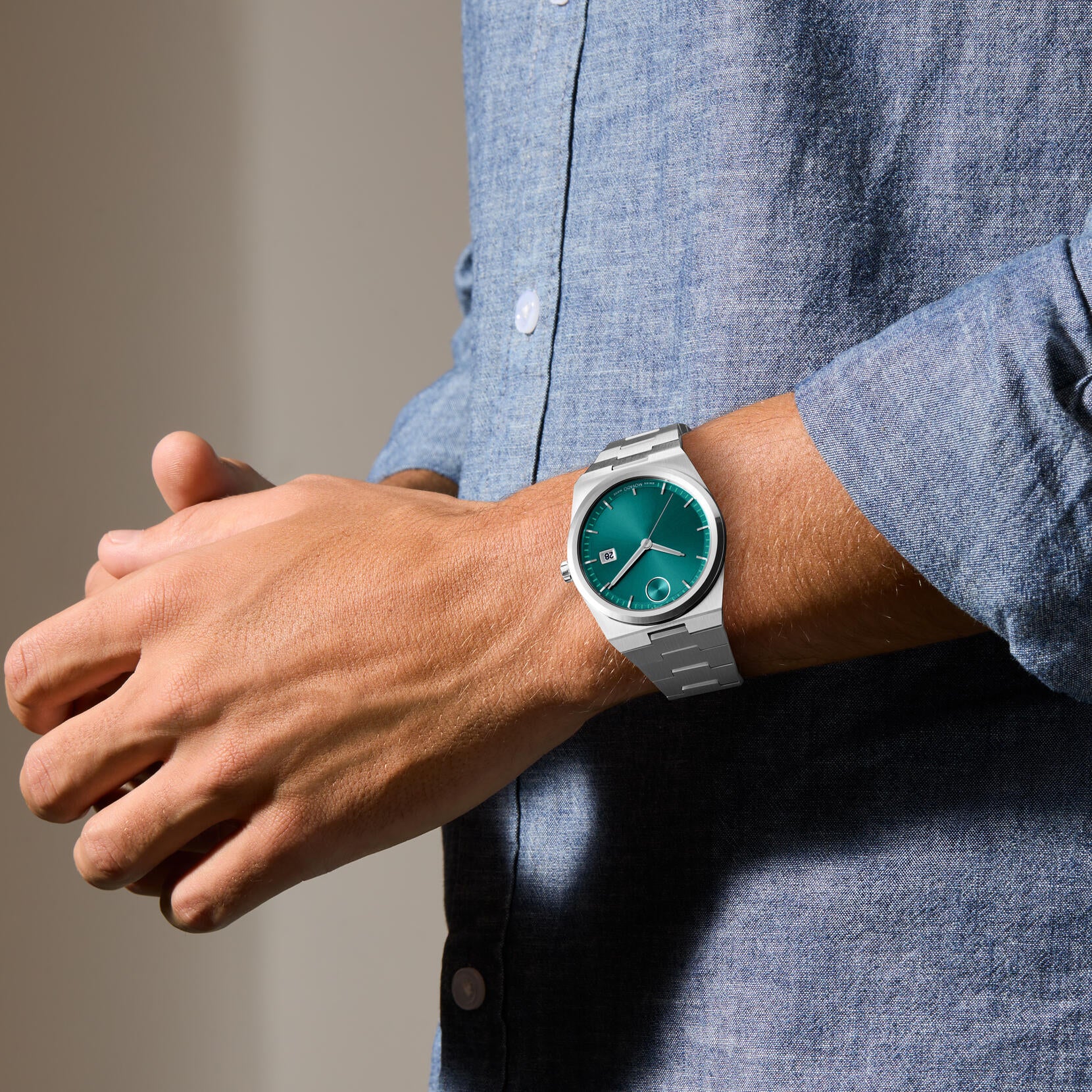 3601222 Reloj Movado Bold de hombre pulsera de acero inoxidable - Image 7