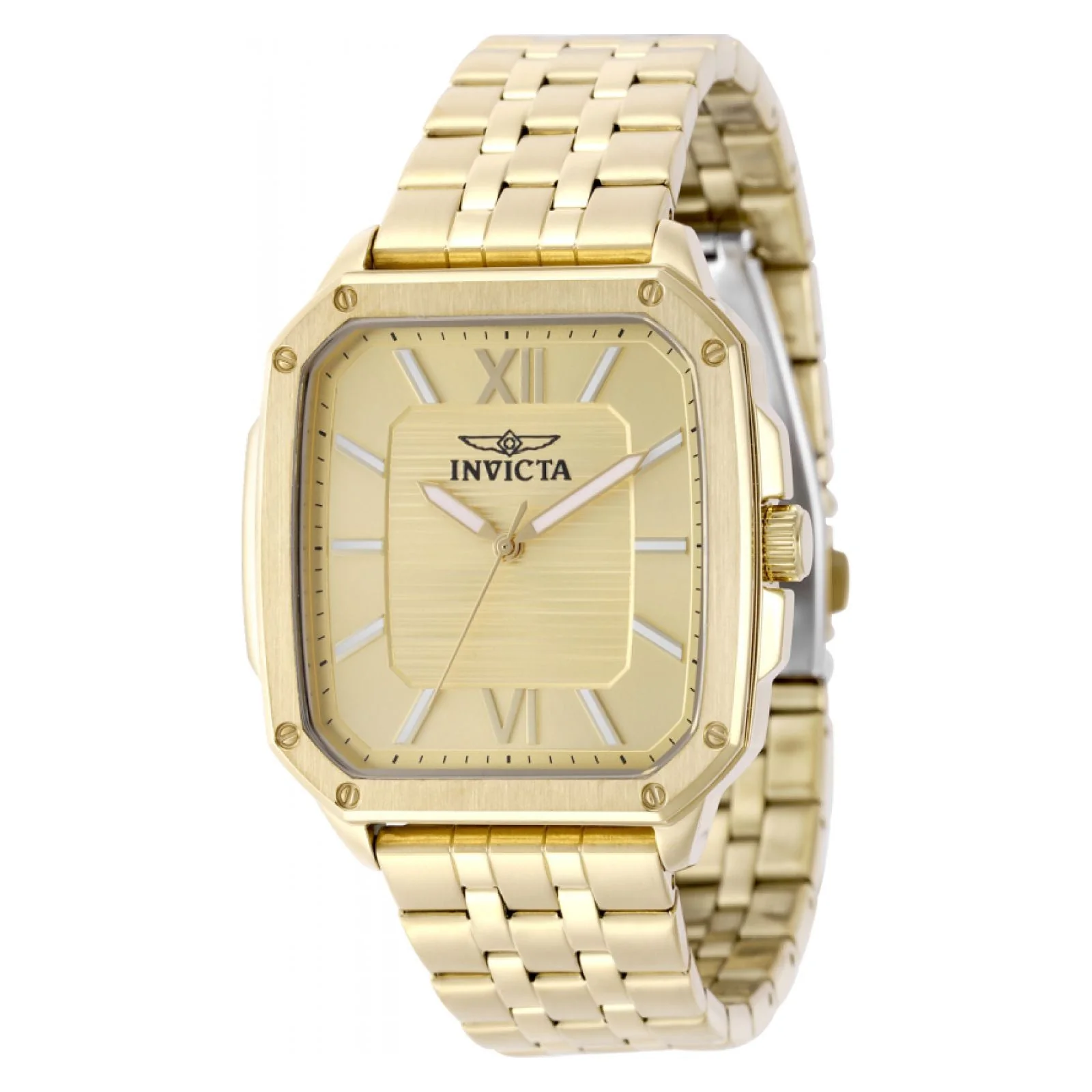 Reloj Invicta Cuadro de hombre correa de metal