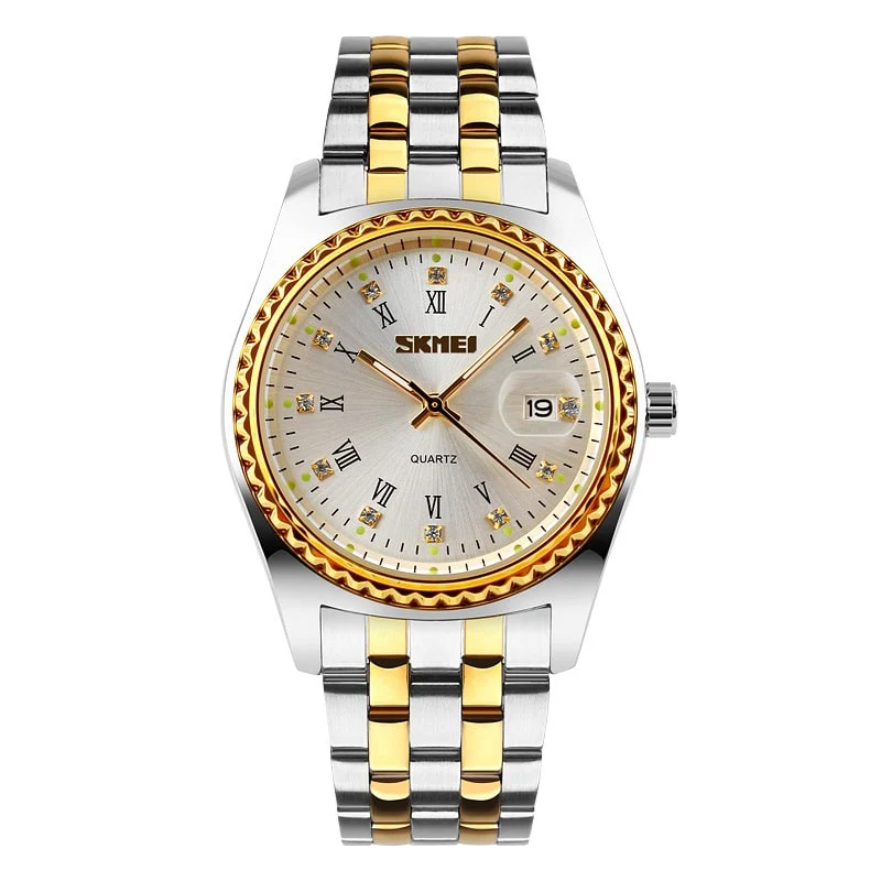 9098 Skmei Reloj Unisex análogo dos tamaños para mujer y hombre - Image 5