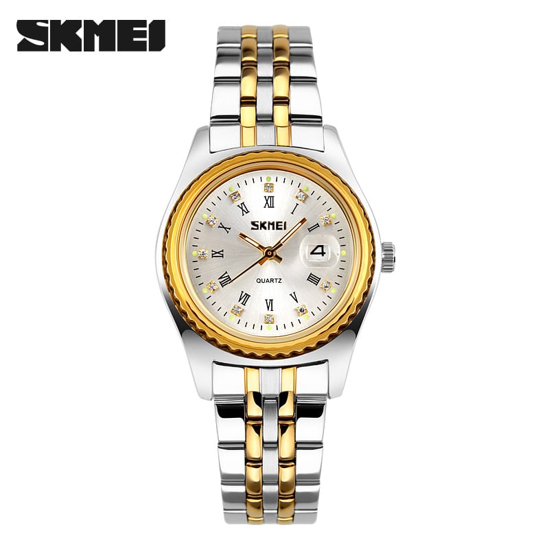 9098 Skmei Reloj Unisex análogo dos tamaños para mujer y hombre - Image 6