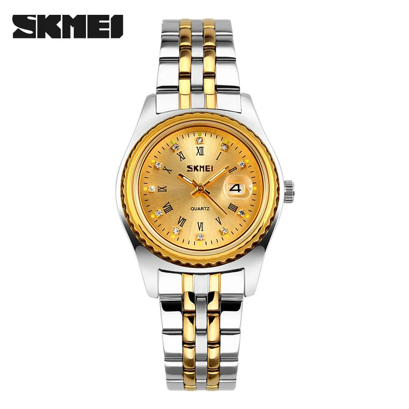 9098 Skmei Reloj Unisex análogo dos tamaños para mujer y hombre - Image 8