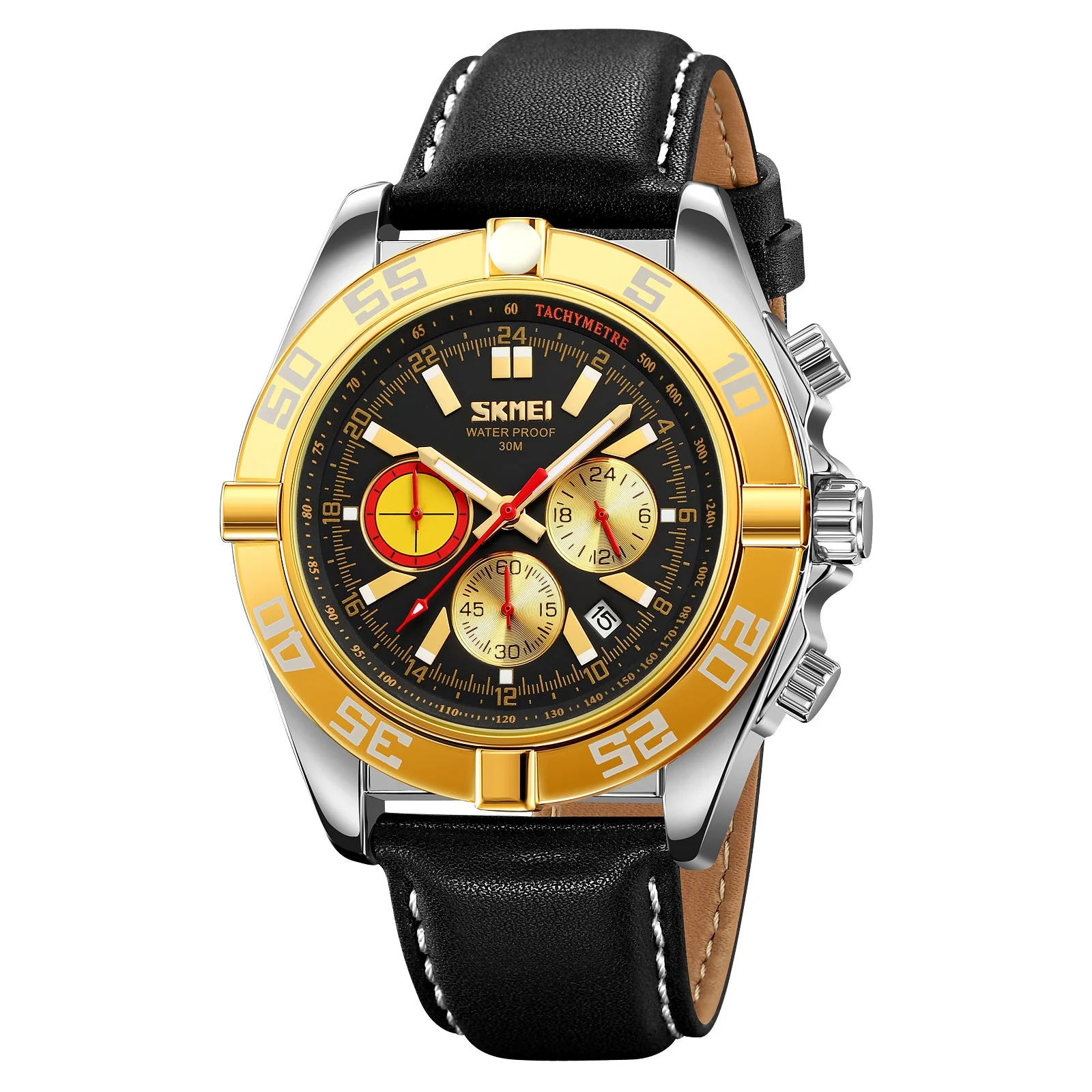 9322 Reloj SKMEI para hombre pulsera de cuero - Image 13