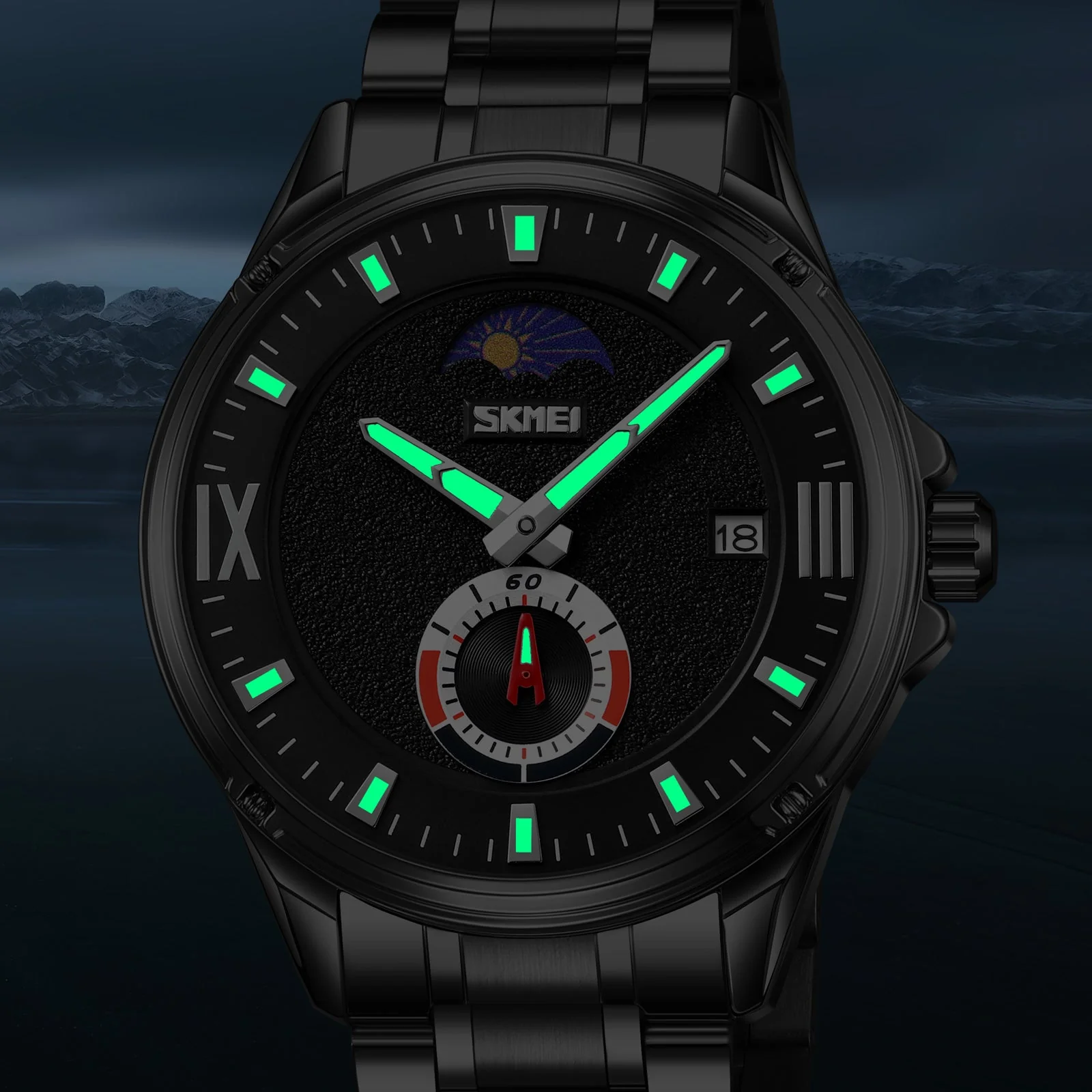9326 Reloj SKMEI pulsera de metal para hombre - Image 2