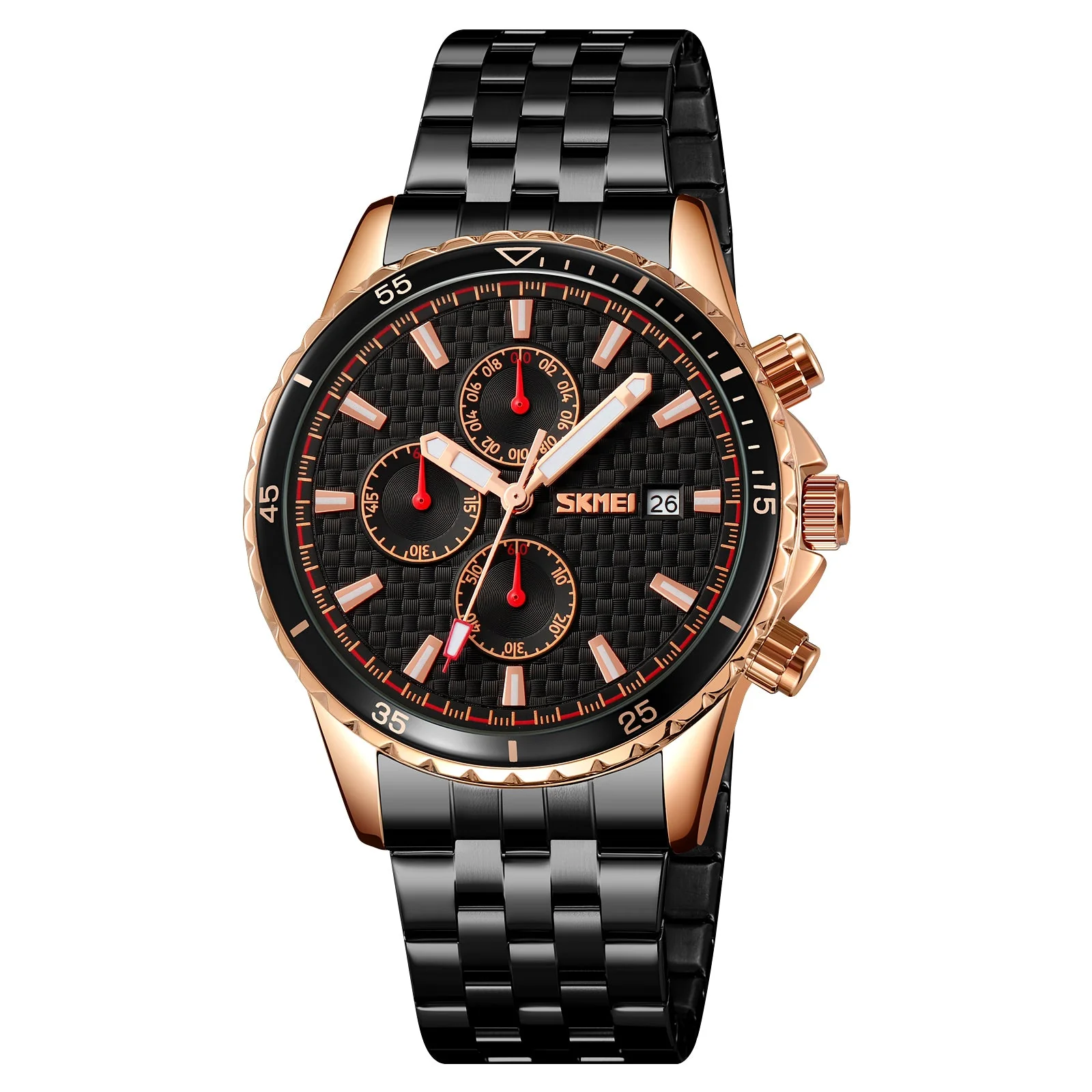 9334 Reloj SKMEI para hombre pulsera de metal - Image 5
