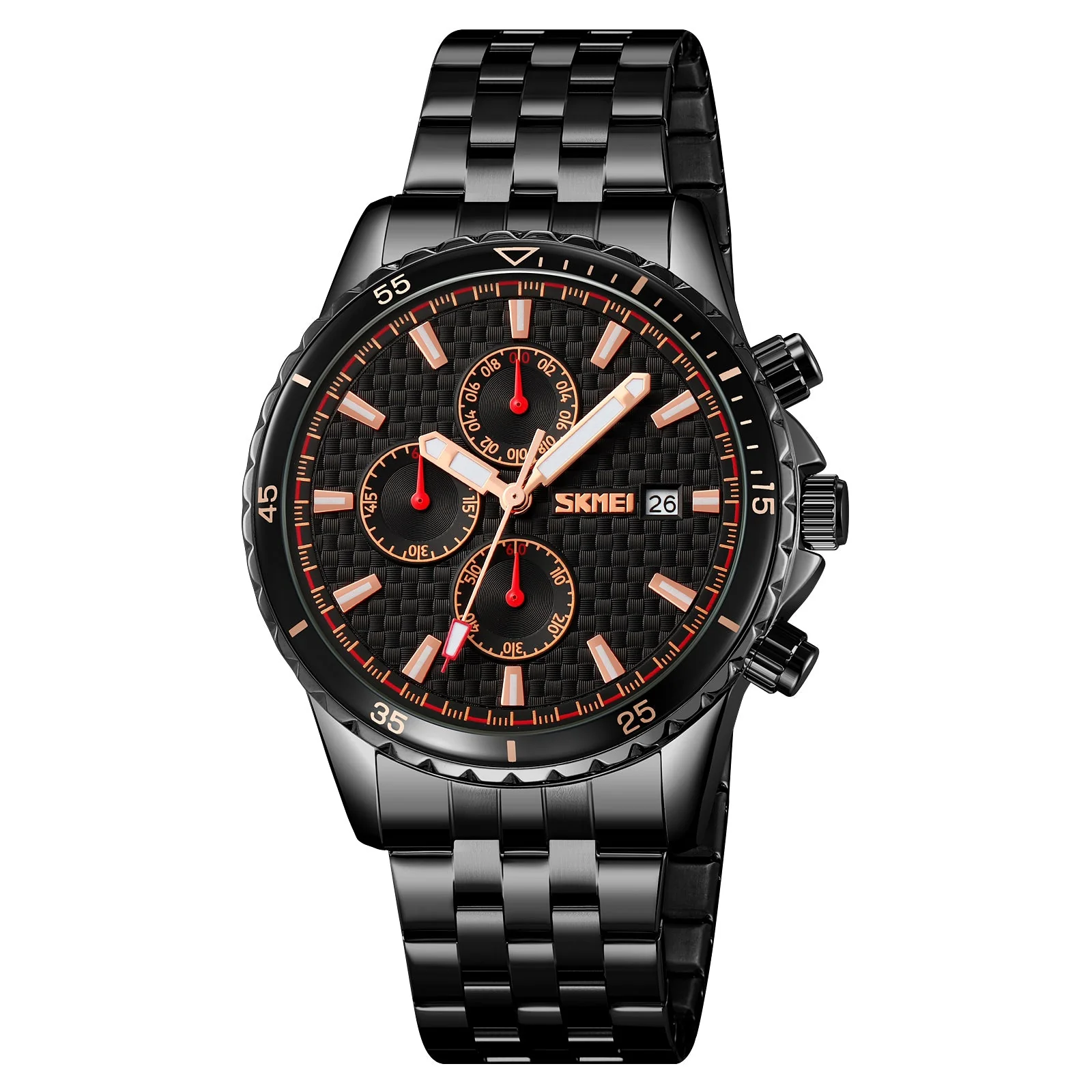 9334 Reloj SKMEI para hombre pulsera de metal - Image 6