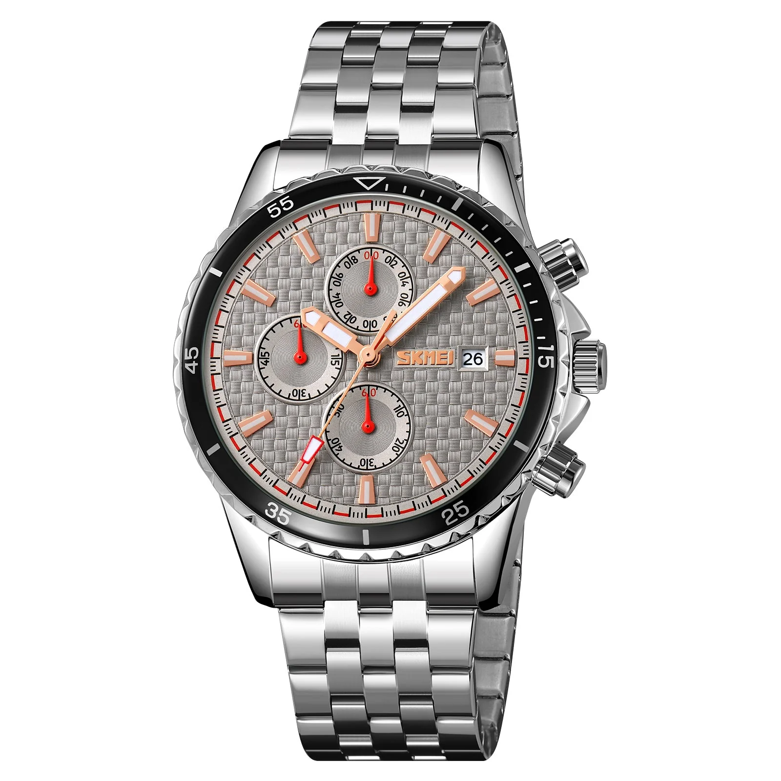 9334 Reloj SKMEI para hombre pulsera de metal - Image 9