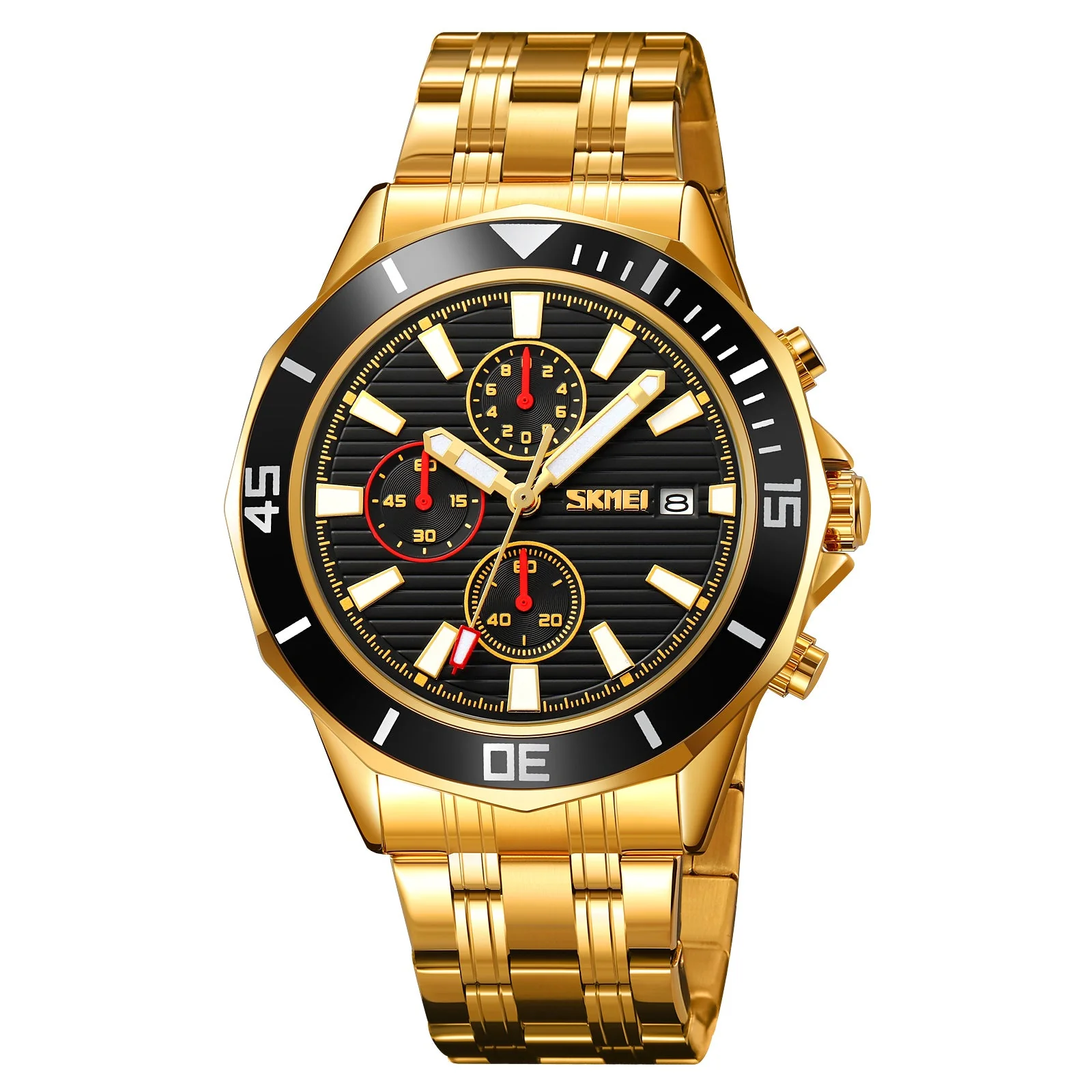 9335 Reloj SKMEI para hombre pulsera de metal - Image 2