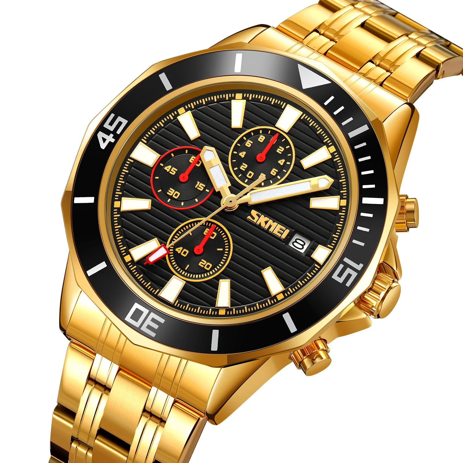 9335 Reloj SKMEI para hombre pulsera de metal - Image 5