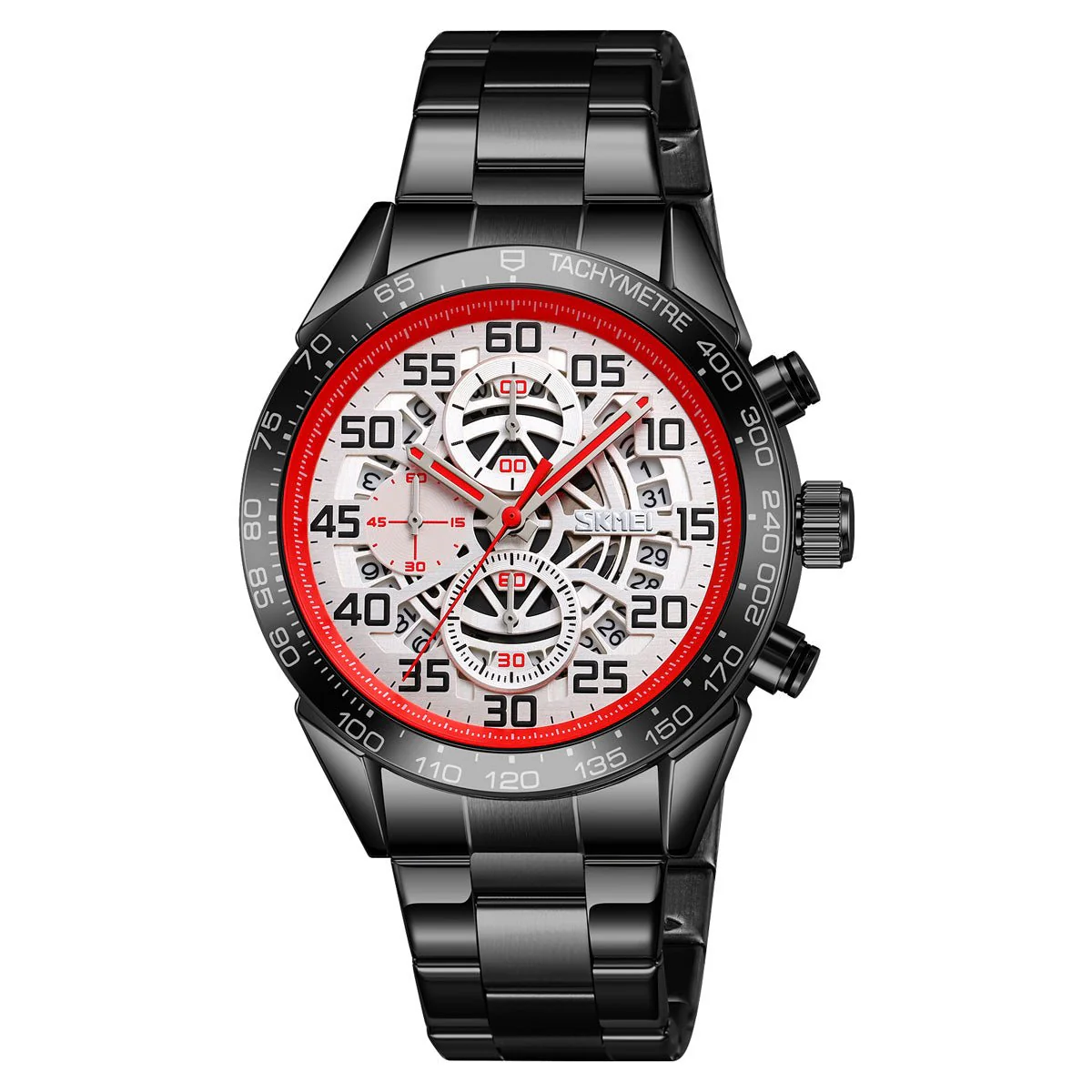 9338 Reloj Skmei para hombre pulsera de acero inoxidable - Image 18