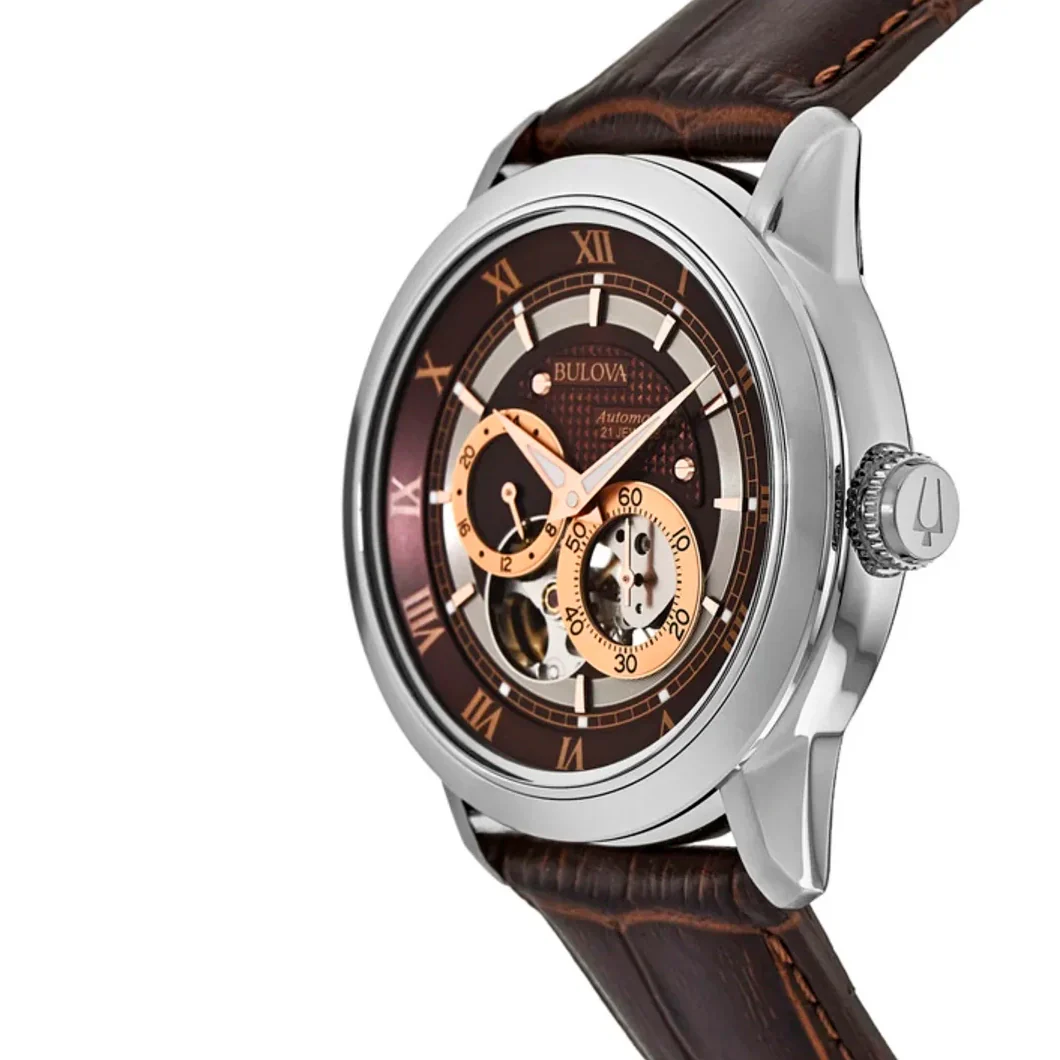 96A120 Reloj Bulova Sutton de hombre pulsera de piel 41 mm - Image 2