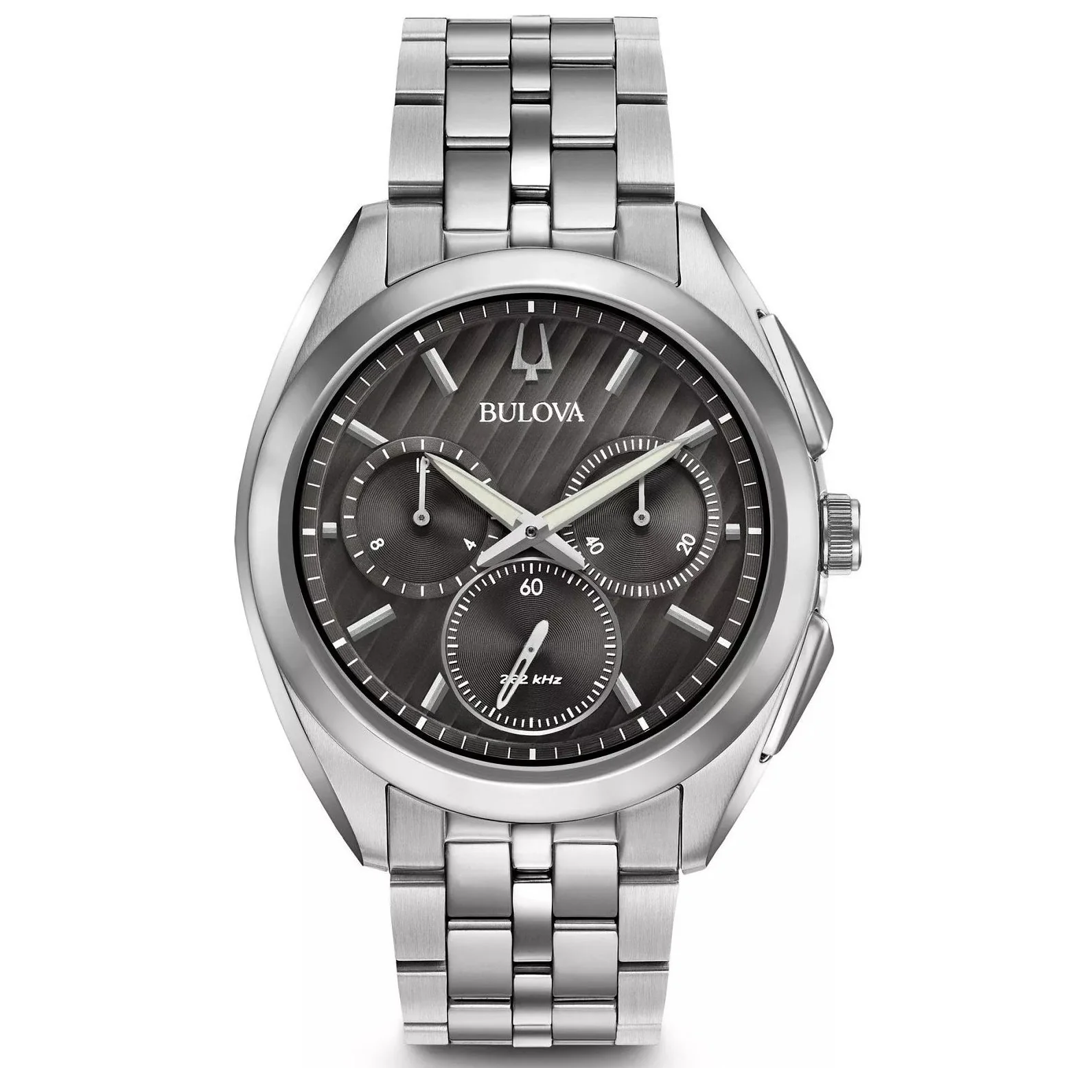 96A186 Reloj Bulova Curv de hombre correa de metal