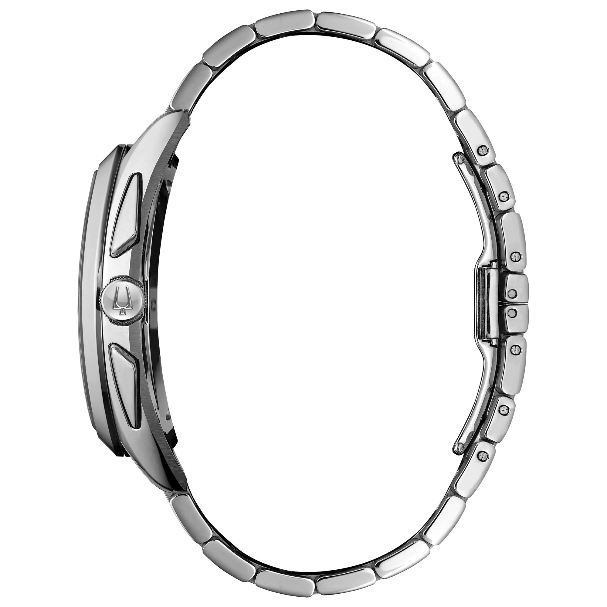 96A186 Reloj Bulova Curv de hombre correa de metal - Image 3