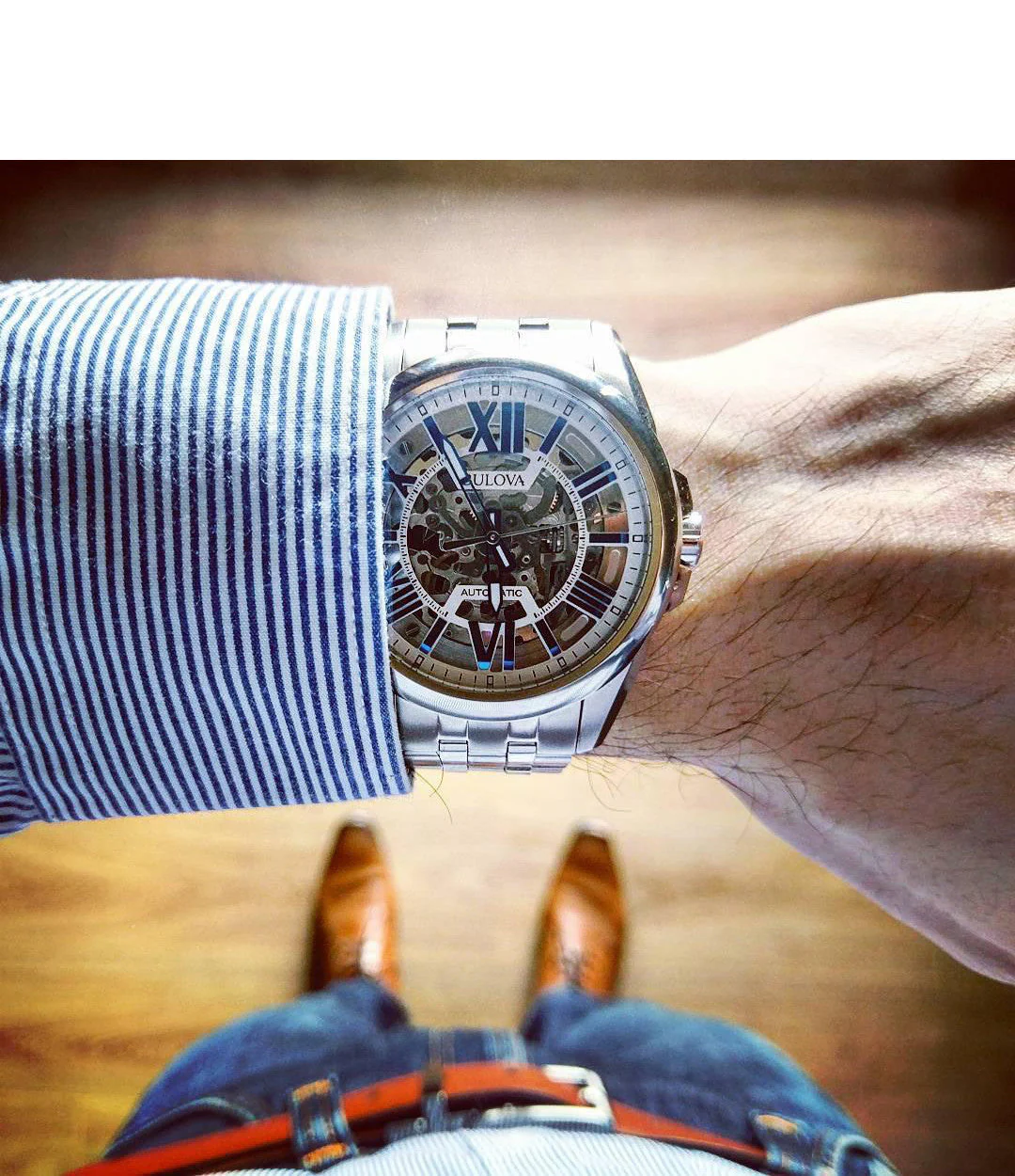 96A187 Reloj Bulova Sutton de hombre pulsera de metal 43 mm - Image 3