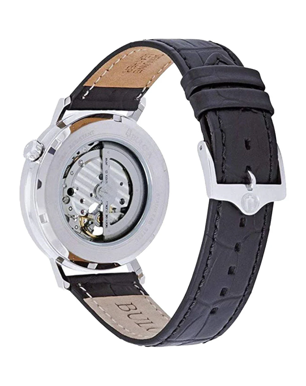 96A201 Reloj Bulova Classic Automatic de hombre corra de piel - Image 3
