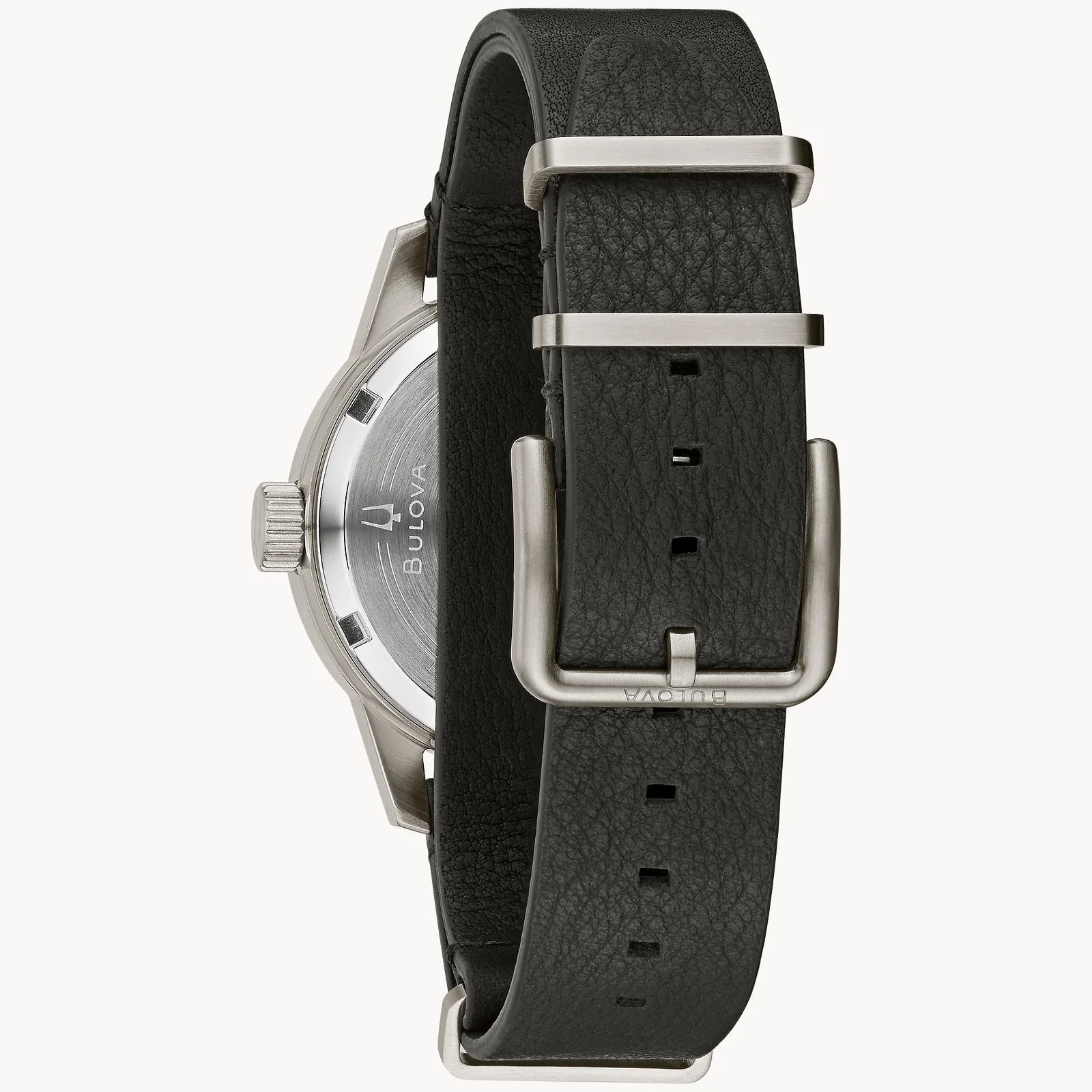 96A246 Reloj Bulova Hack Watch de hombre pulsera de piel - Image 2
