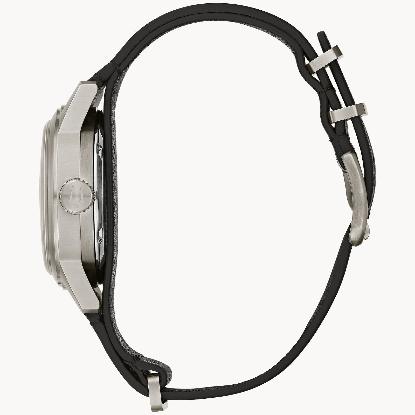 96A246 Reloj Bulova Hack Watch de hombre pulsera de piel - Image 3